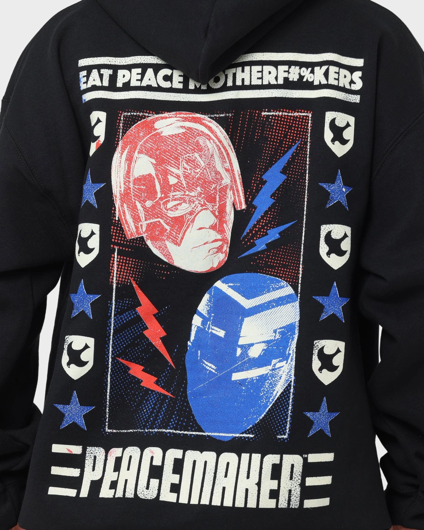 concert - goers Goat Crew X Peacemaker Eat Peace MF Hoodie Black