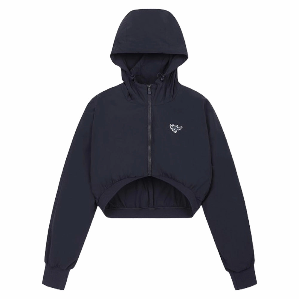 WAAC Bolero Hoodie Golf Jacket Dark Navy - FW24 Women Eco Friendly Material Extra Layer Piece
