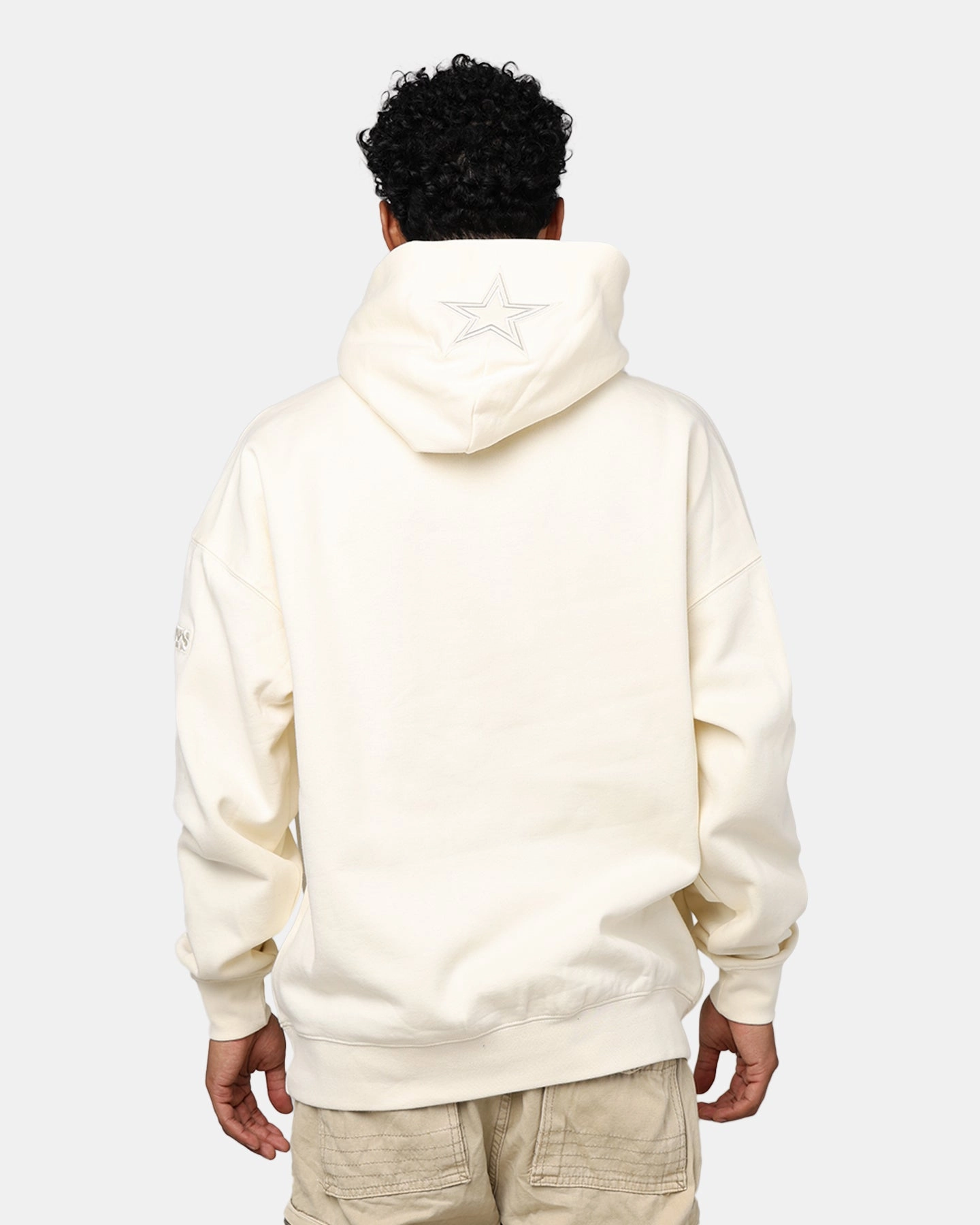 formal dinner Dance Pro Standard Dallas Cowboys Drop Shoulder Hoodie Eggshell