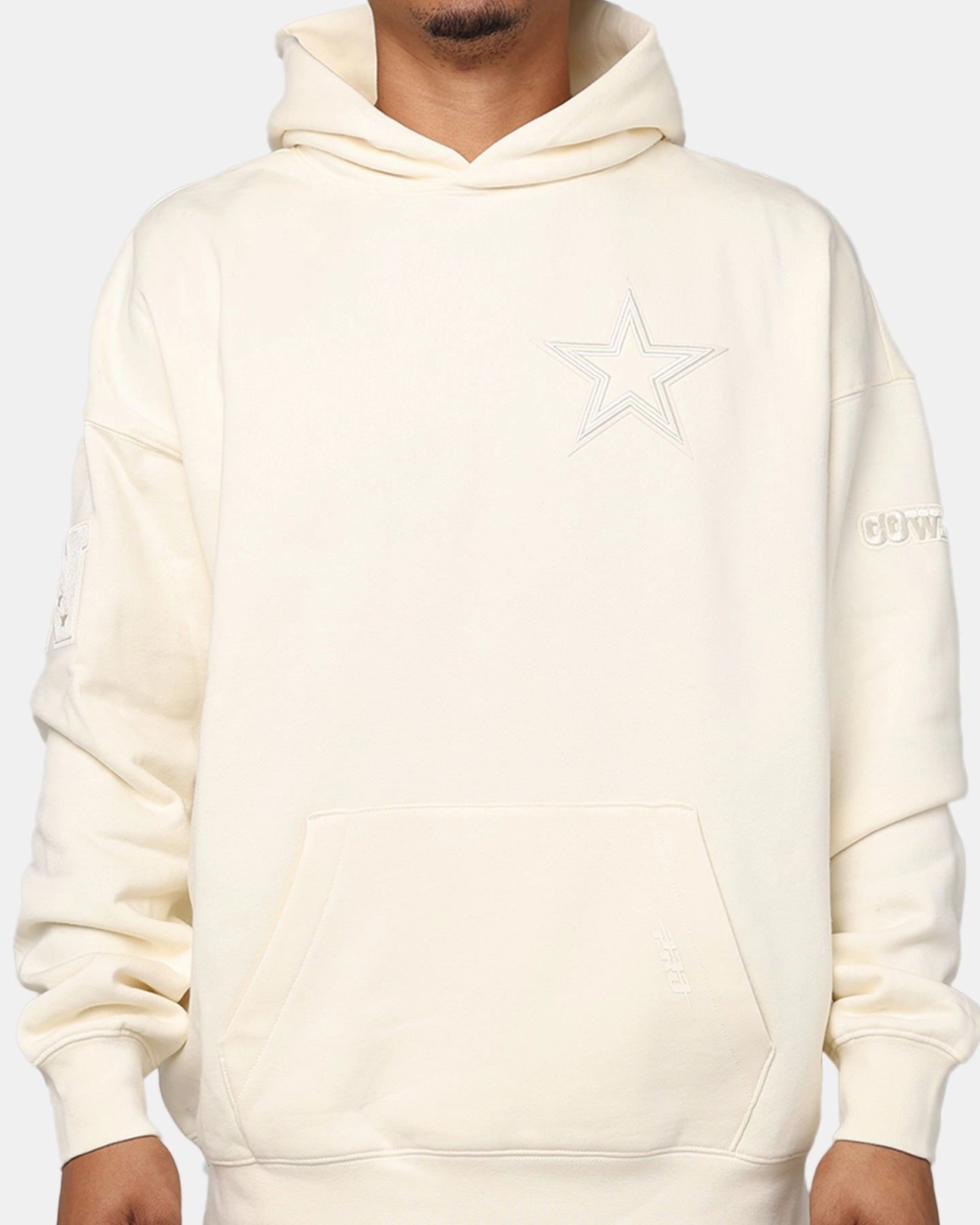 Pro Standard Dallas Cowboys Drop Shoulder Hoodie Eggshell countryside