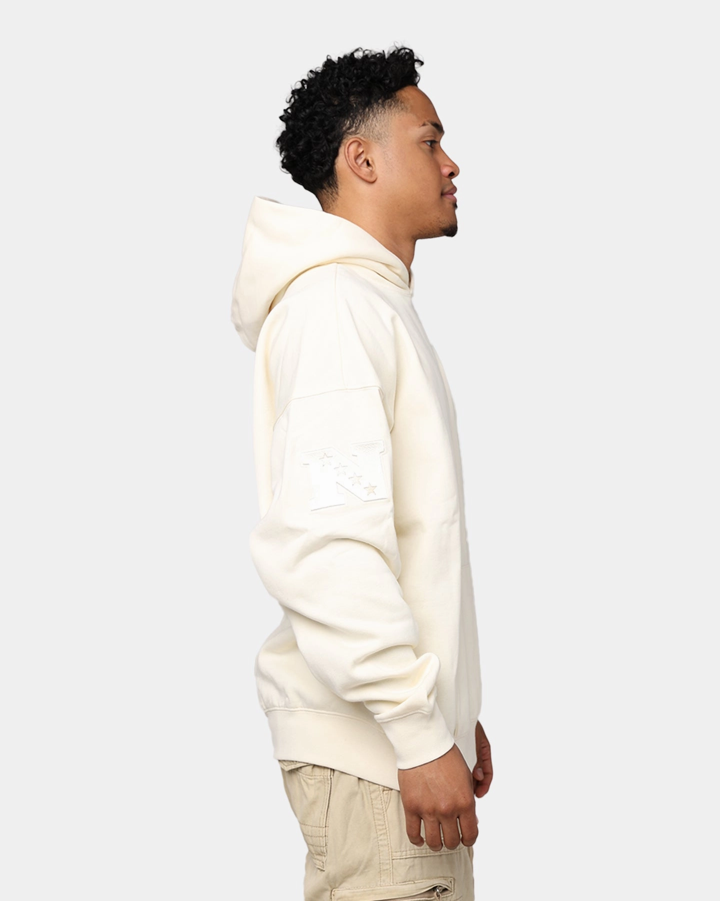 Team-sports plus-size Pro Standard Dallas Cowboys Drop Shoulder Hoodie Eggshell
