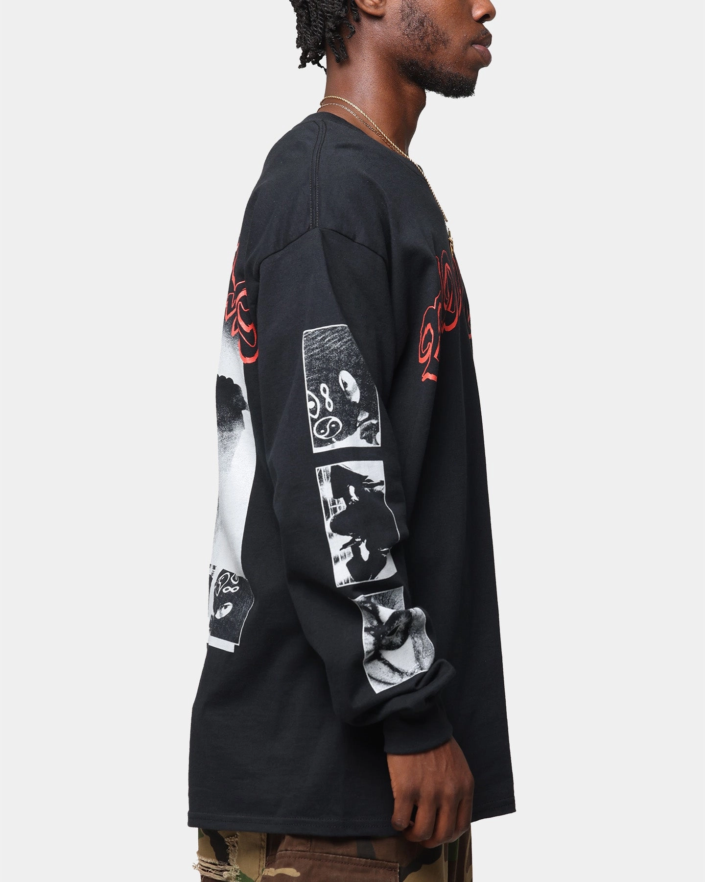 Bad Omens Photo Boxes Long Sleeve T-Shirt Black Fashion Fit