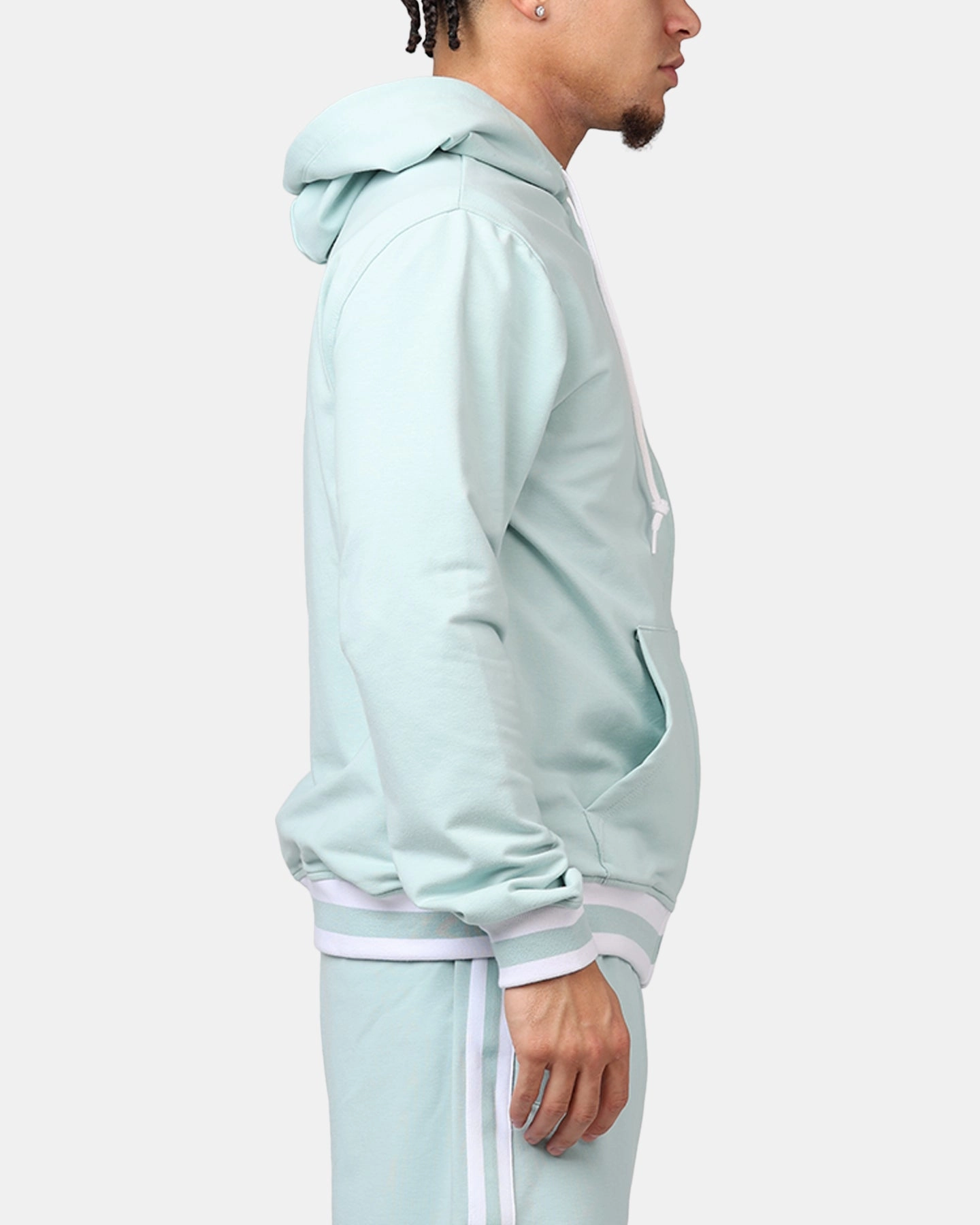 Lose New Era Atlanta Braves 'Logo Select Mint' Full Zip Hoodie Mint/White