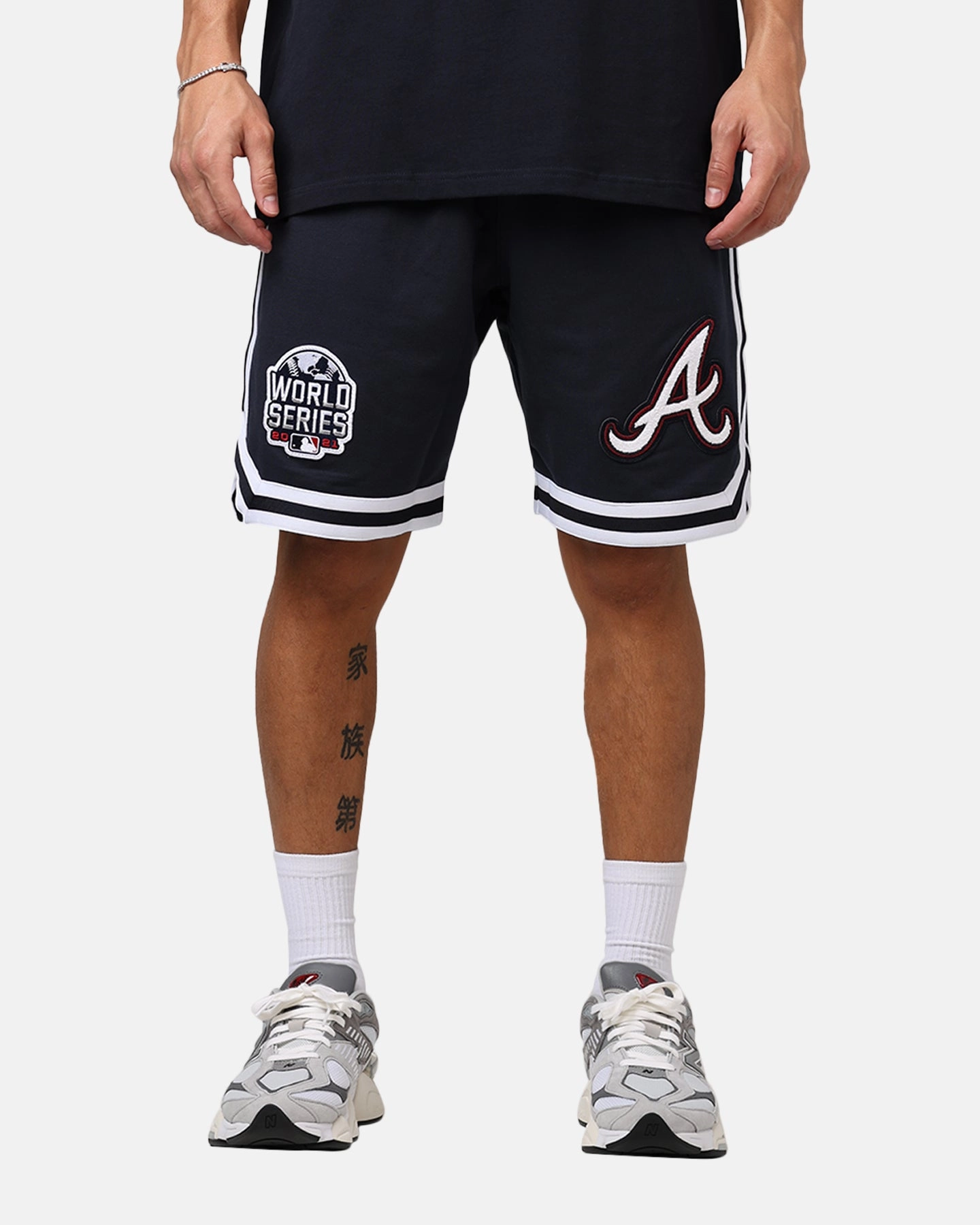 Reinforced Hemlines New Era Atlanta Braves 'Logo Select Official Team Colors' Shorts OTC
