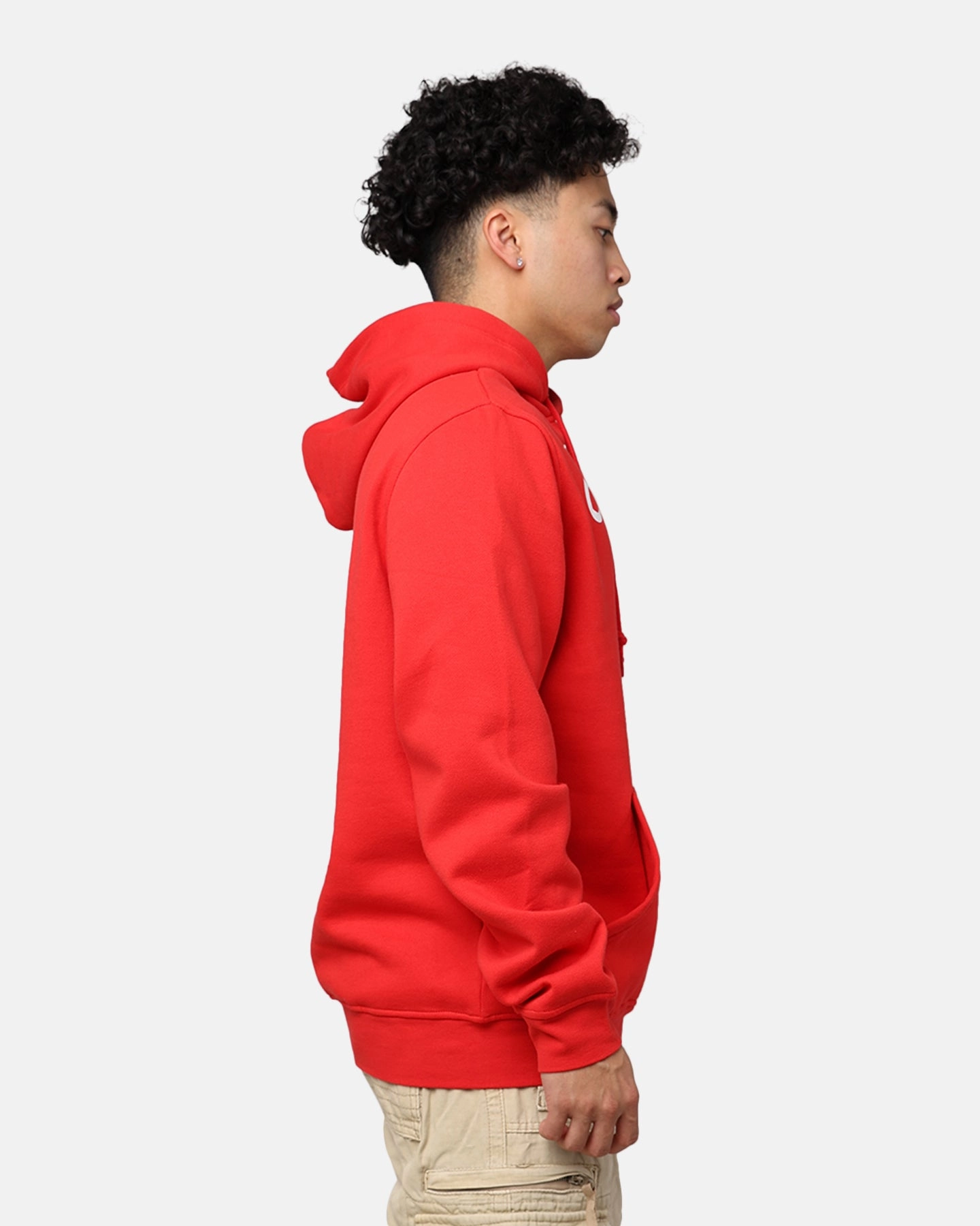 Wind Resistant New Era Chicago Bulls NBA 2023 Hoodie Red