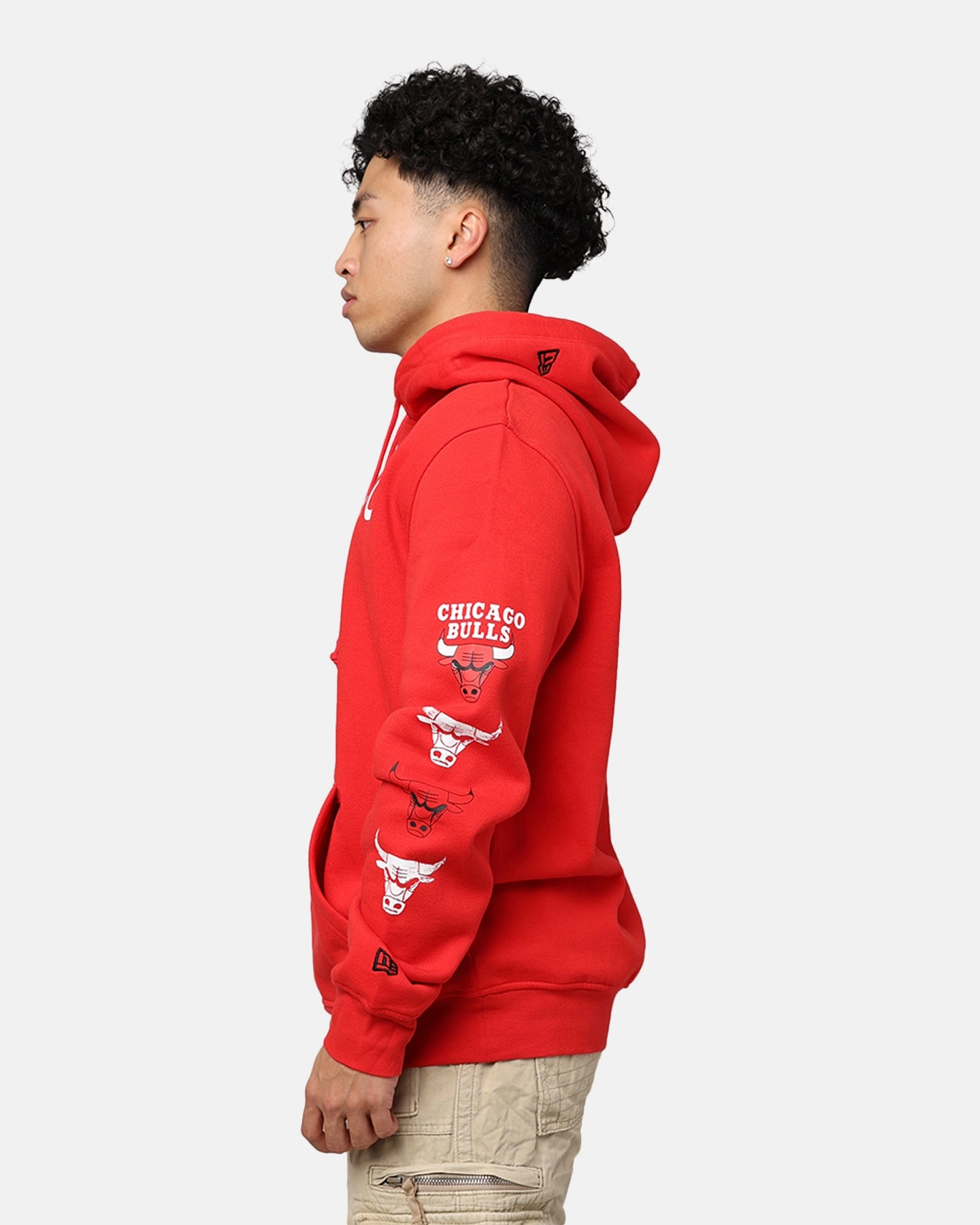 New Era Chicago Bulls NBA 2023 Hoodie Red Target
