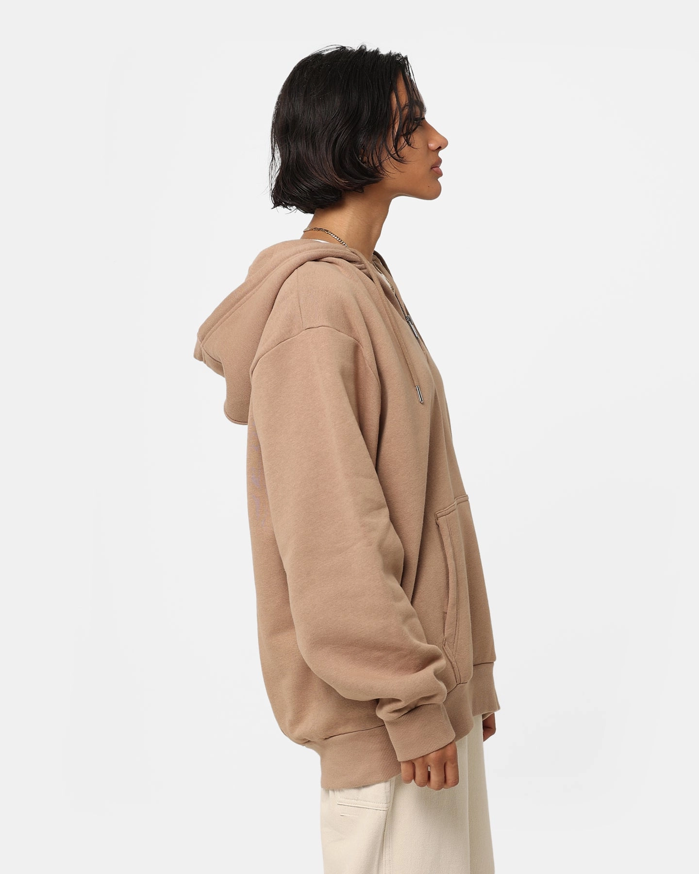 Commend New Era Chicago Bulls Sleeve Script Hoodie Khaki/Black