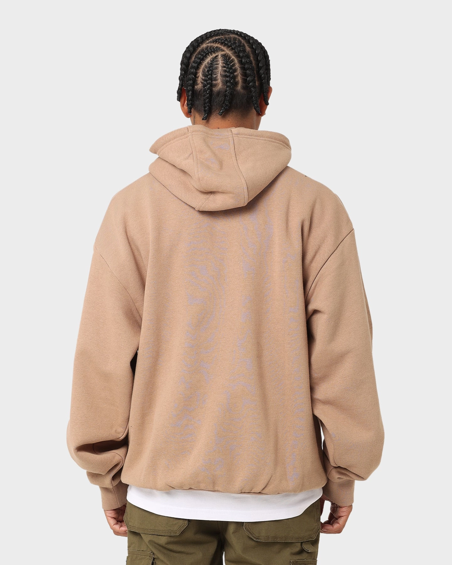 festival - goers Active Movement New Era Chicago Bulls Sleeve Script Hoodie Khaki/Black