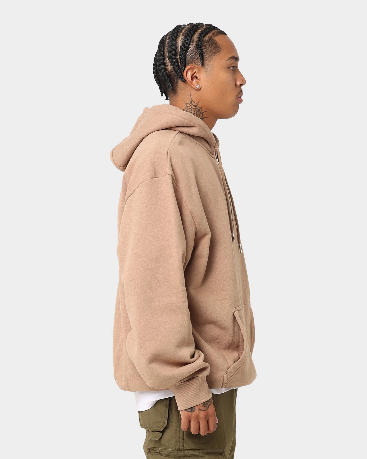 New Era Chicago Bulls Sleeve Script Hoodie Khaki/Black Flexible Elbow Panels