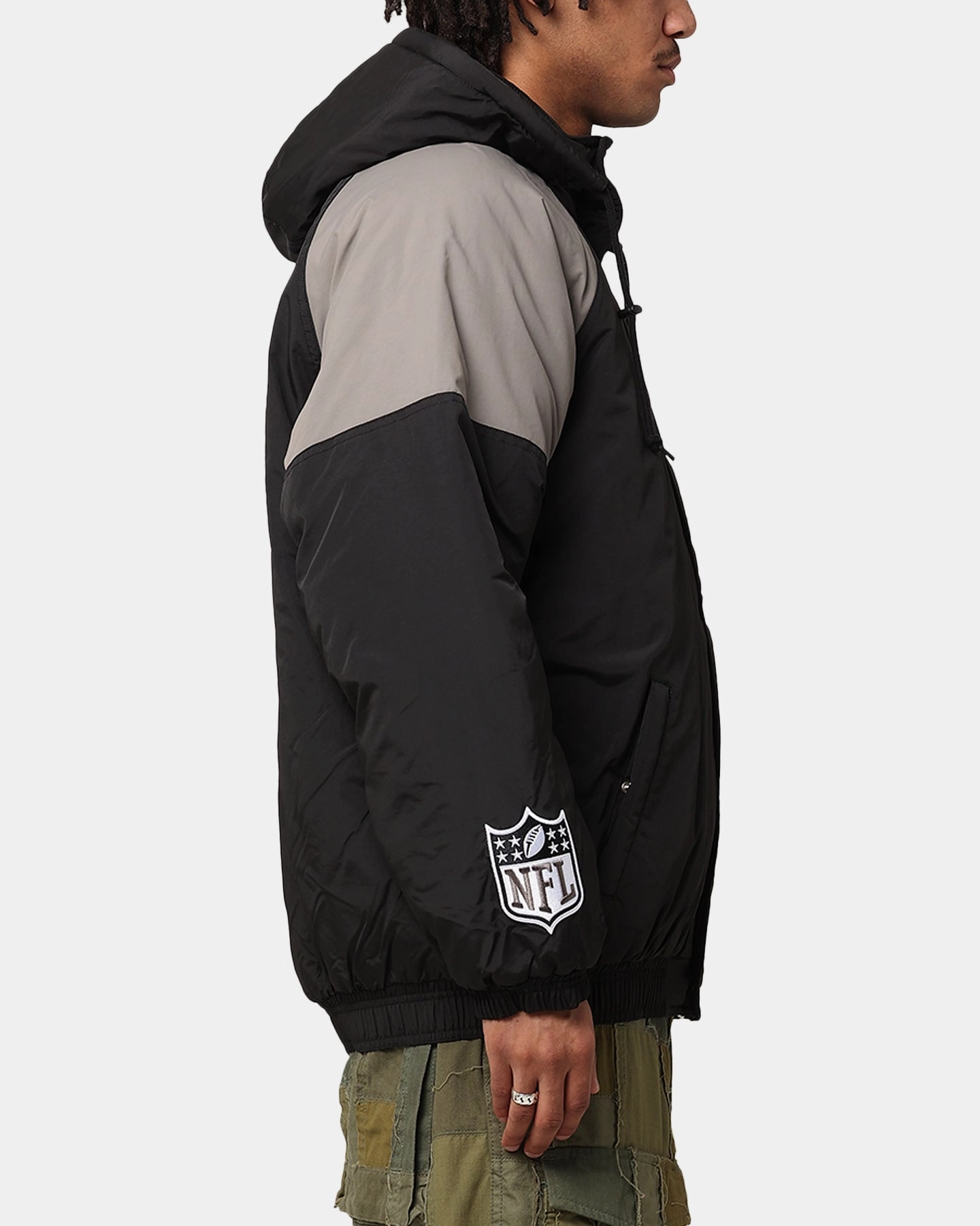 New Era Las Vegas Raiders Jacket Official Team Colours Designer Zippered Closure