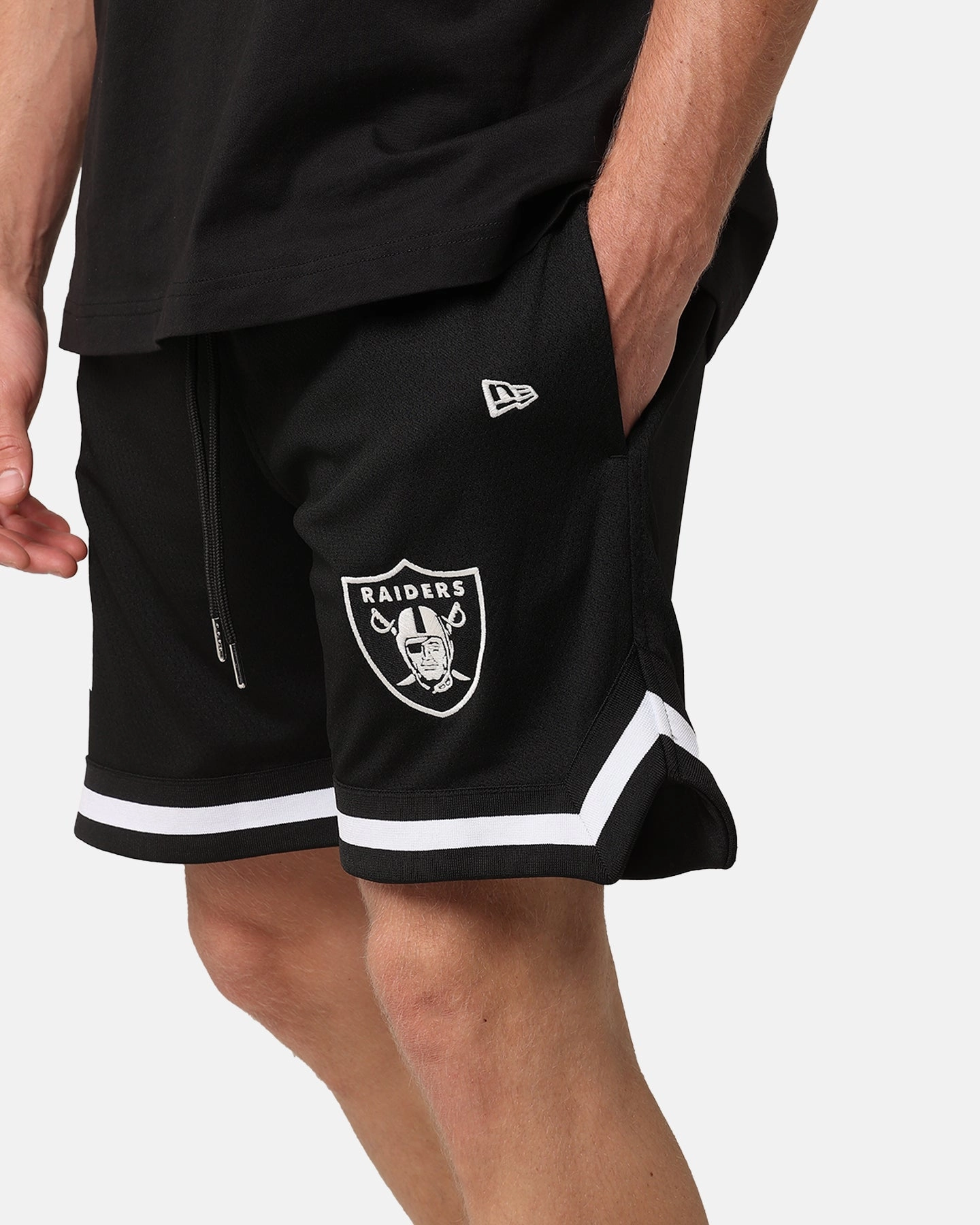 New Era Las Vegas Raiders Mesh Glow Shorts Black surf wear