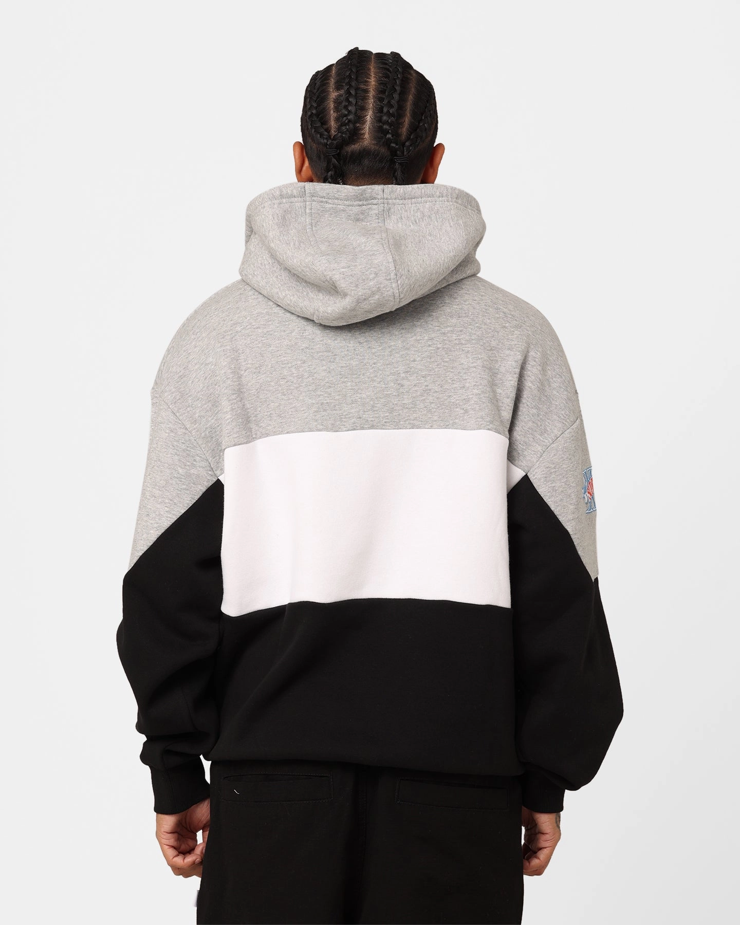 Bonded Shoulder Guards All weather New Era Las Vegas Raiders Panel Hoodie Black