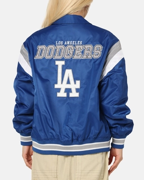 Raglan sleeves Outdoor Fashion New Era Los Angeles Dodgers MLB Retro Stadium Jacket Blue