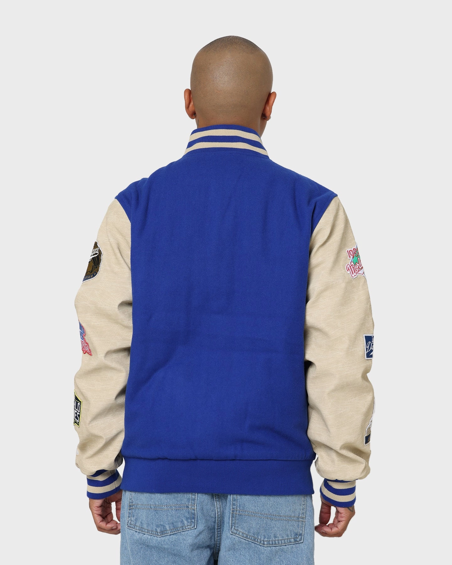 New Era Los Angeles Dodgers MLB World Series Varsity Jacket Blue Camping Trip Adore