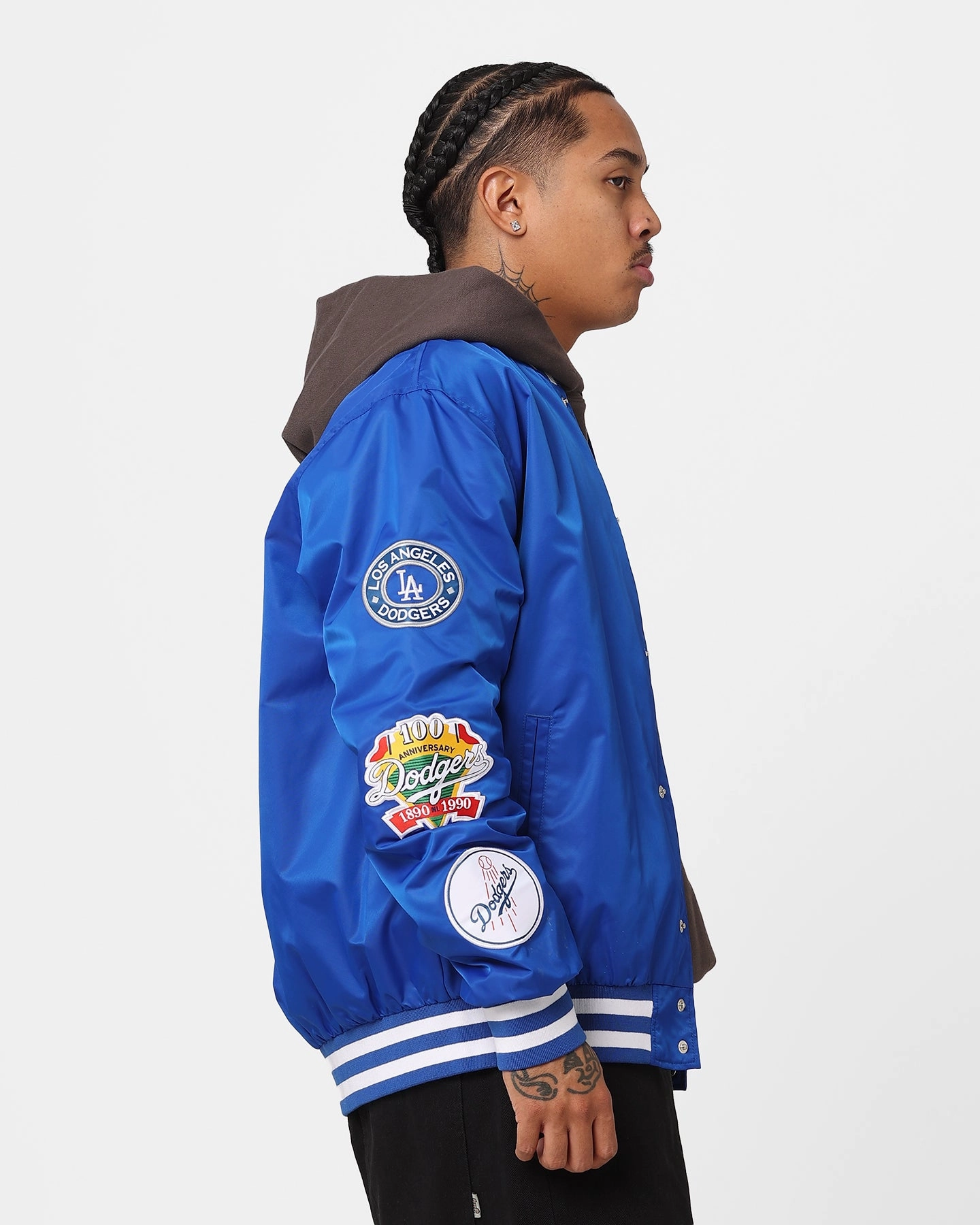 Certificate New Era Los Angeles Dodgers Nylon Varsity Jacket Bright Royal
