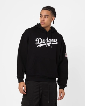 Cold-Weather Comfort New Era Los Angeles Dodgers Oversized Hoodie Black