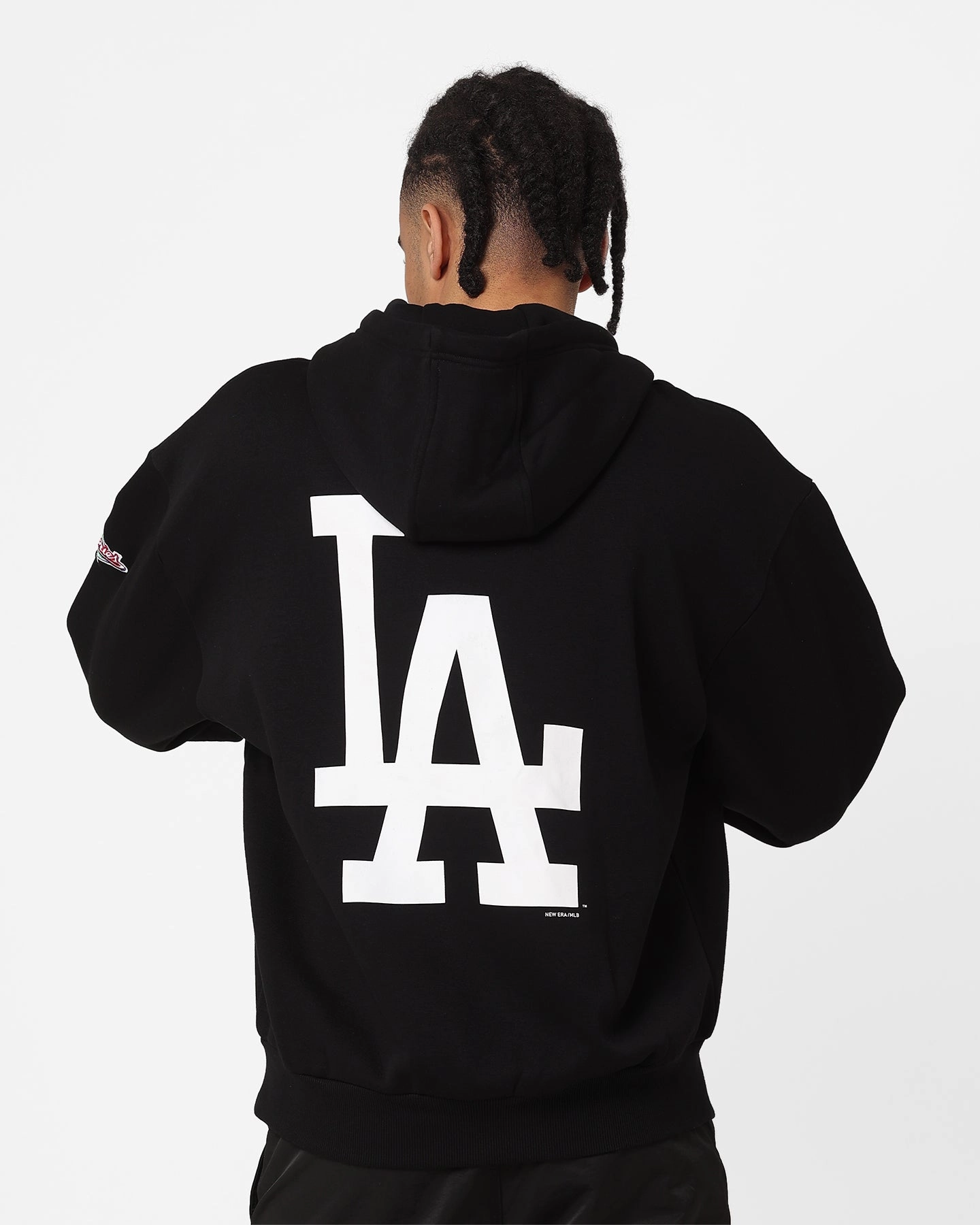 New Era Los Angeles Dodgers Oversized Hoodie Black Tights