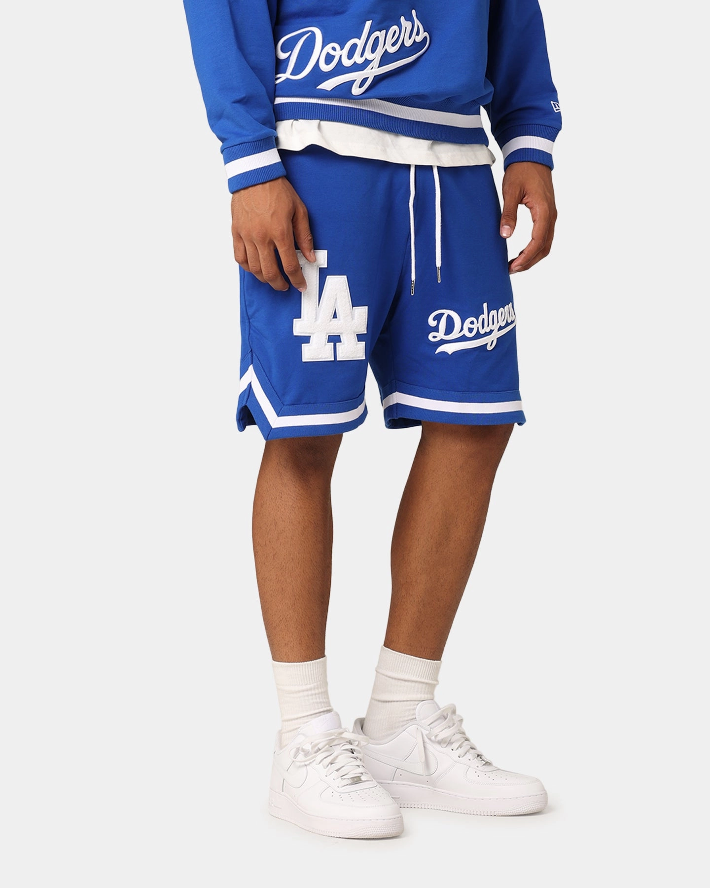 New Era Los Angeles Dodgers Shorts Bright Royal Versatile Style Double Stitched Seams