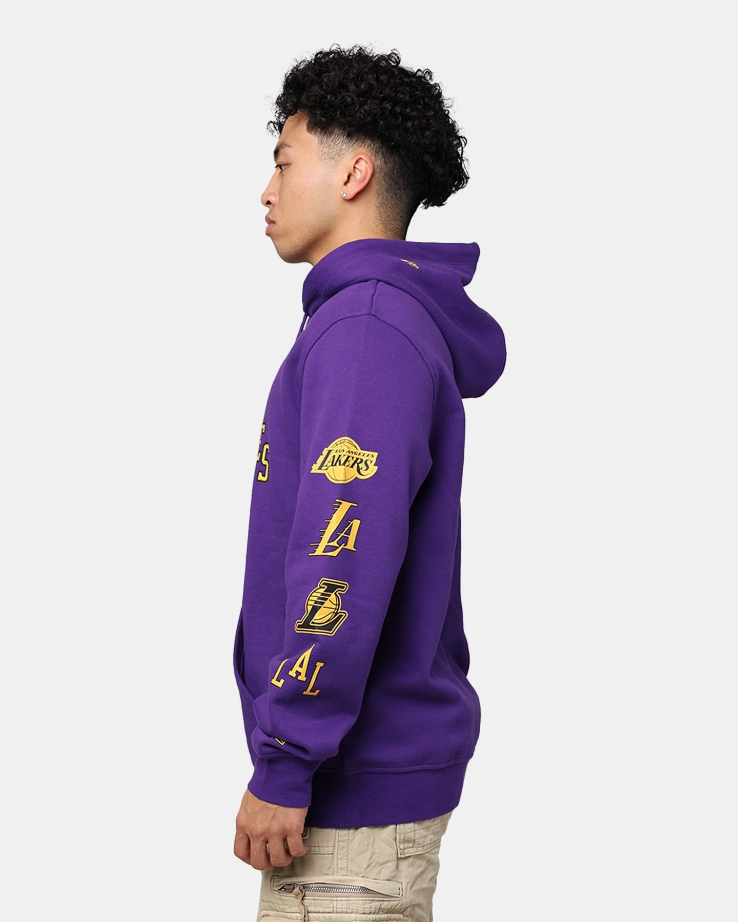 New Era Los Angeles Lakers NBA 2023 Hoodie Purple Vision bus ride