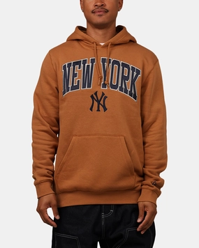 Minimal Comfort New Era New York Yankees Pullover Hoodie Medium Beige