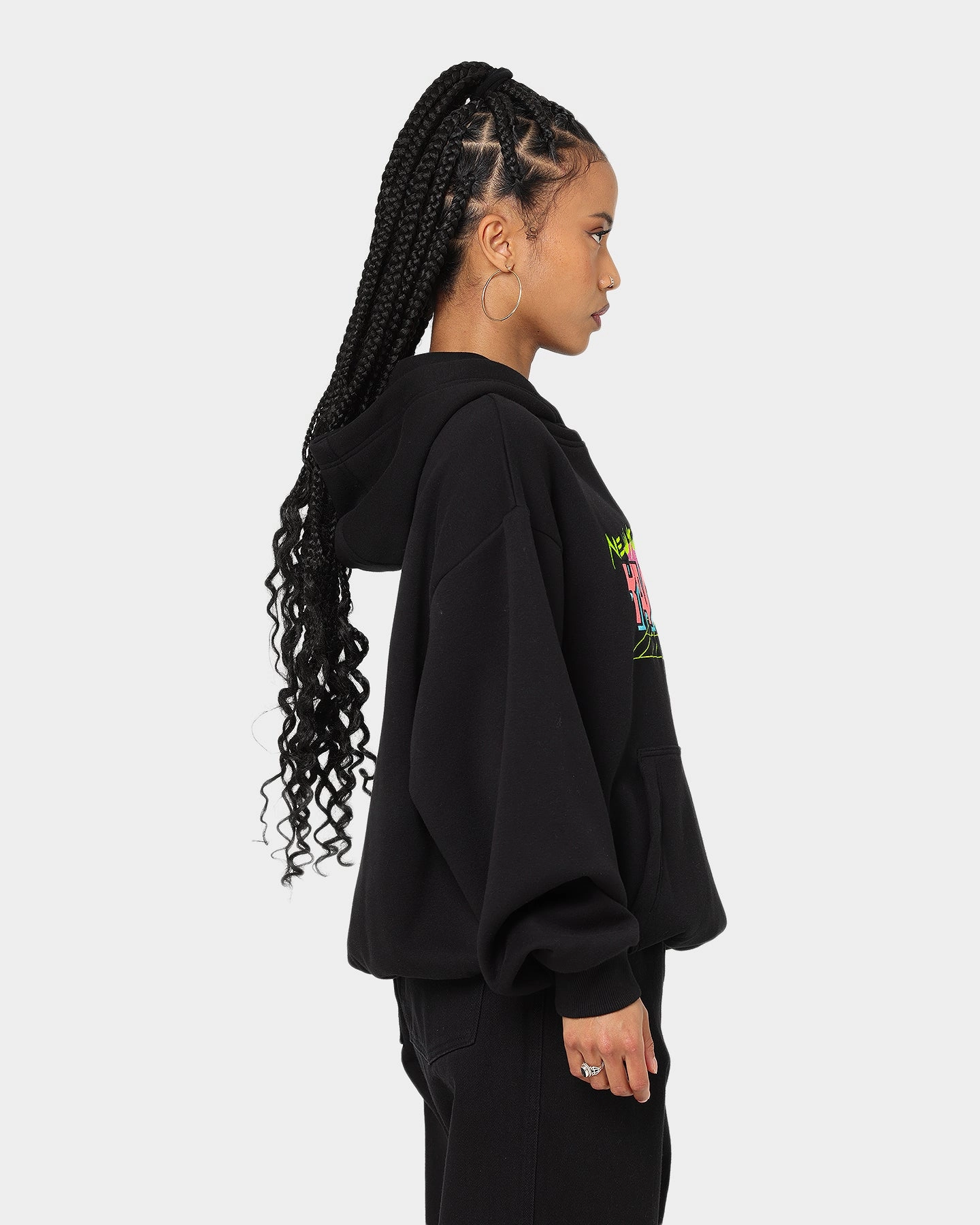 Work Comfort Recycled Polyester New Era New York Yankees Retro Arcade Hoodie Black