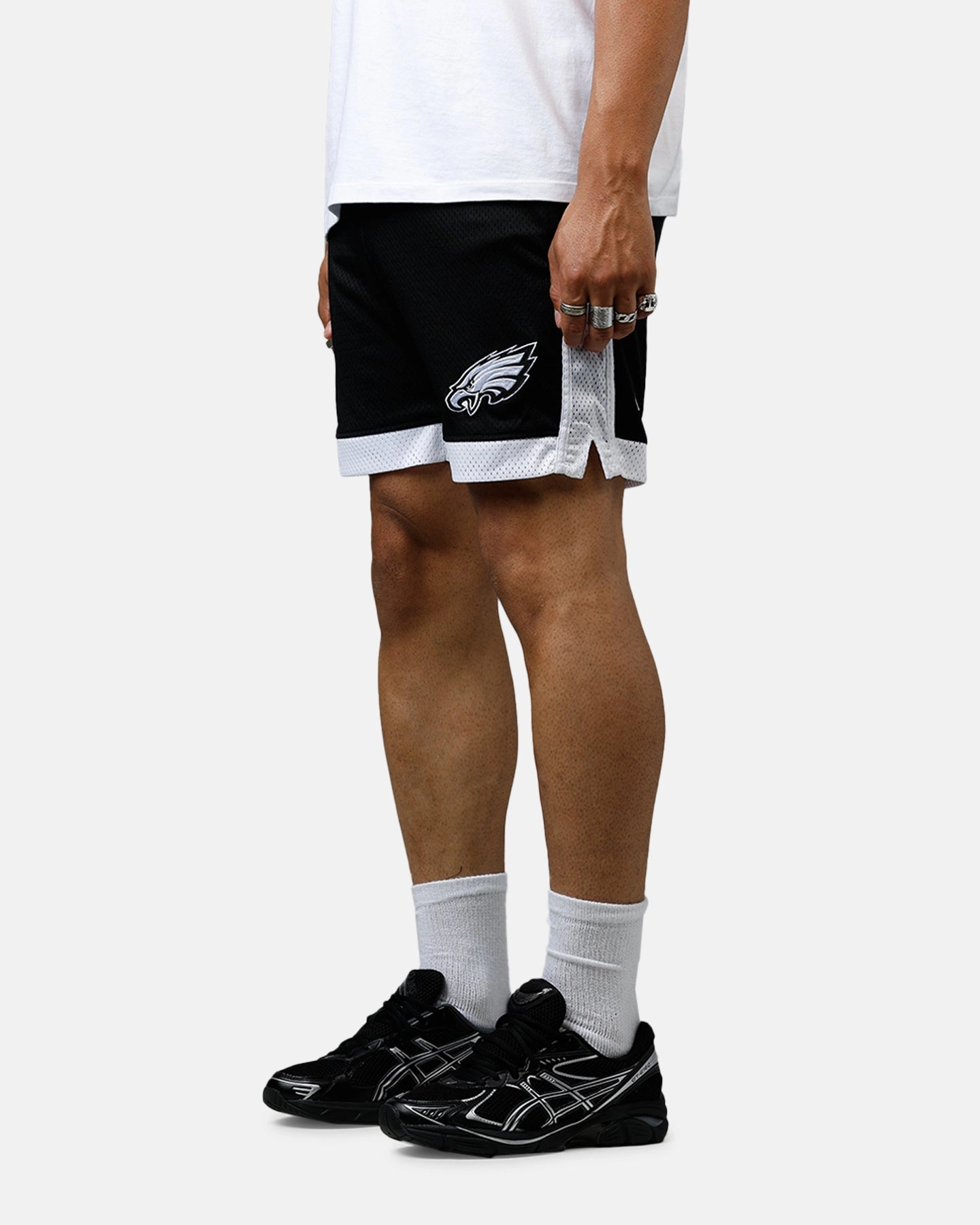 New Era Philadelphia Eagles Sport Class Shorts Black/White Team Spirit