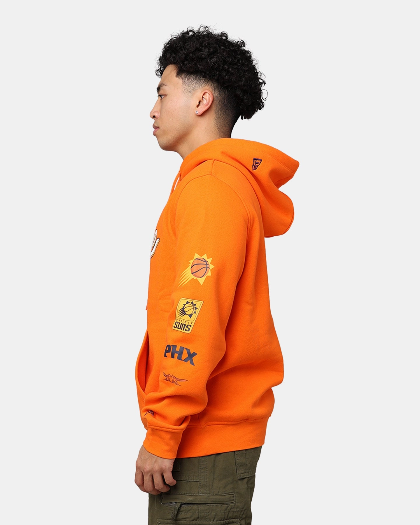 New Era Phoenix Suns NBA 2023 Hoodie Orange plus-size casual lunch