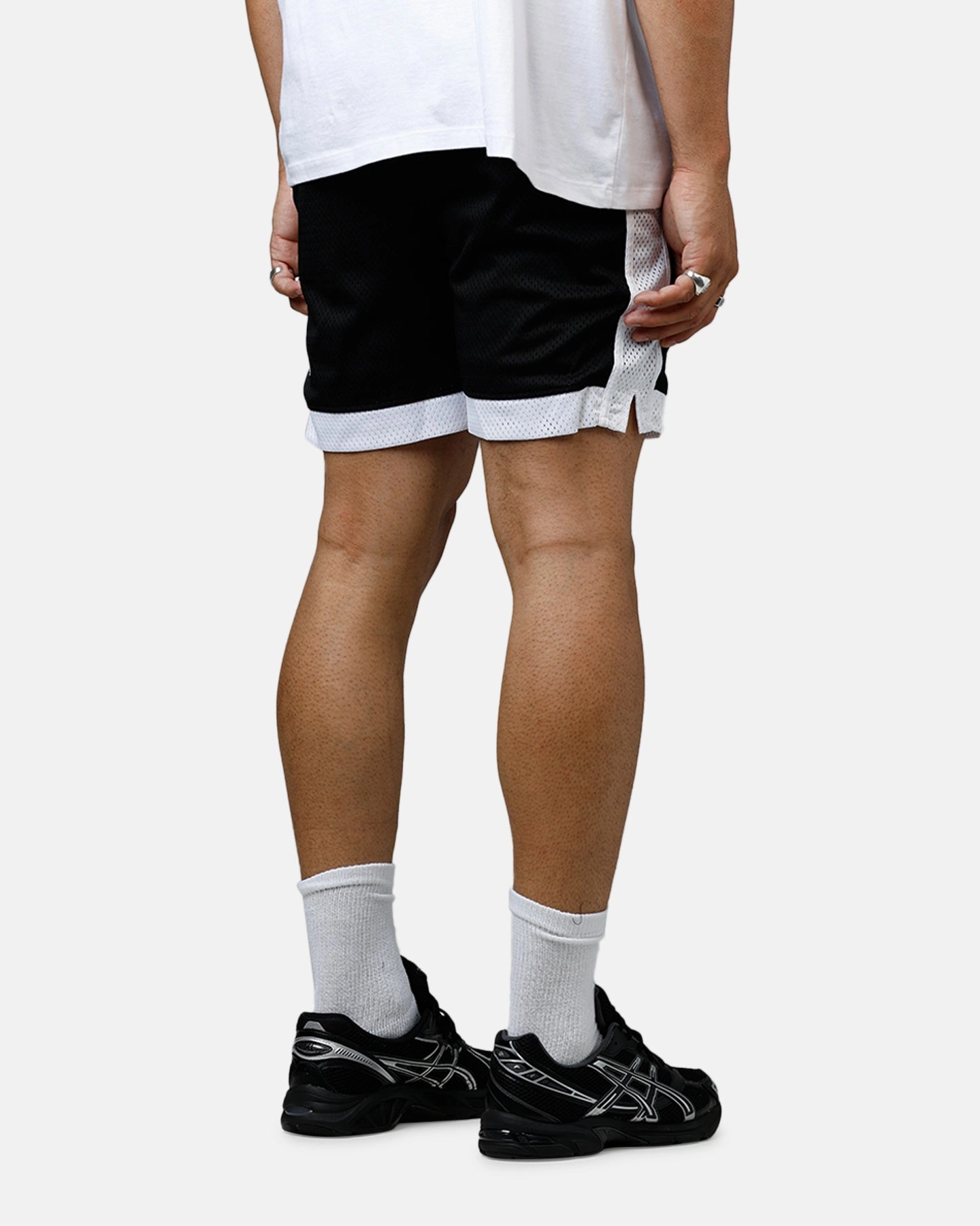 Cotton Blend Everyday Outfit New Era San Francisco Giants Sport Class Shorts Black/White