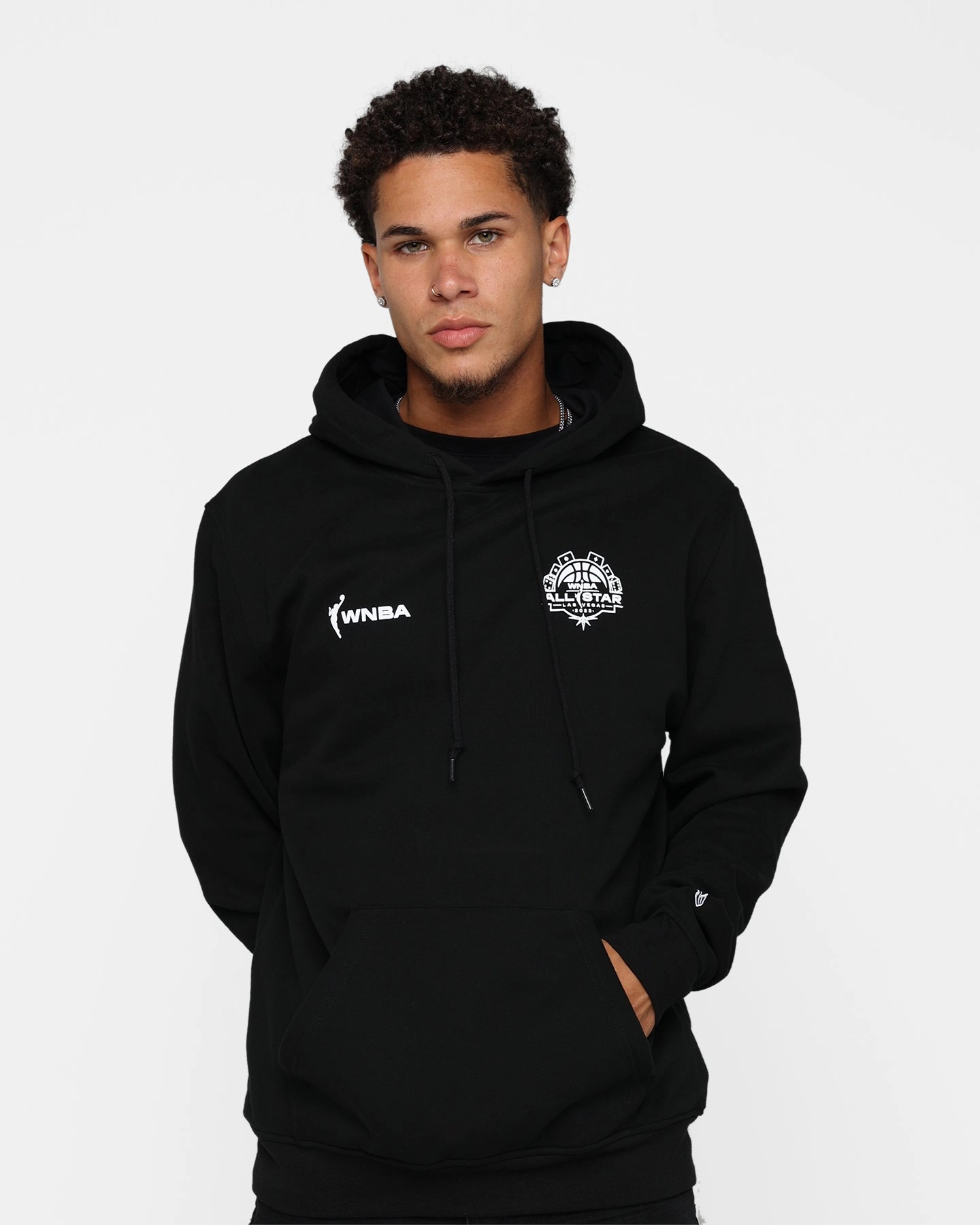 New Era WNBA All Star Hoodie Black Scissors YKK Zipper Hardware