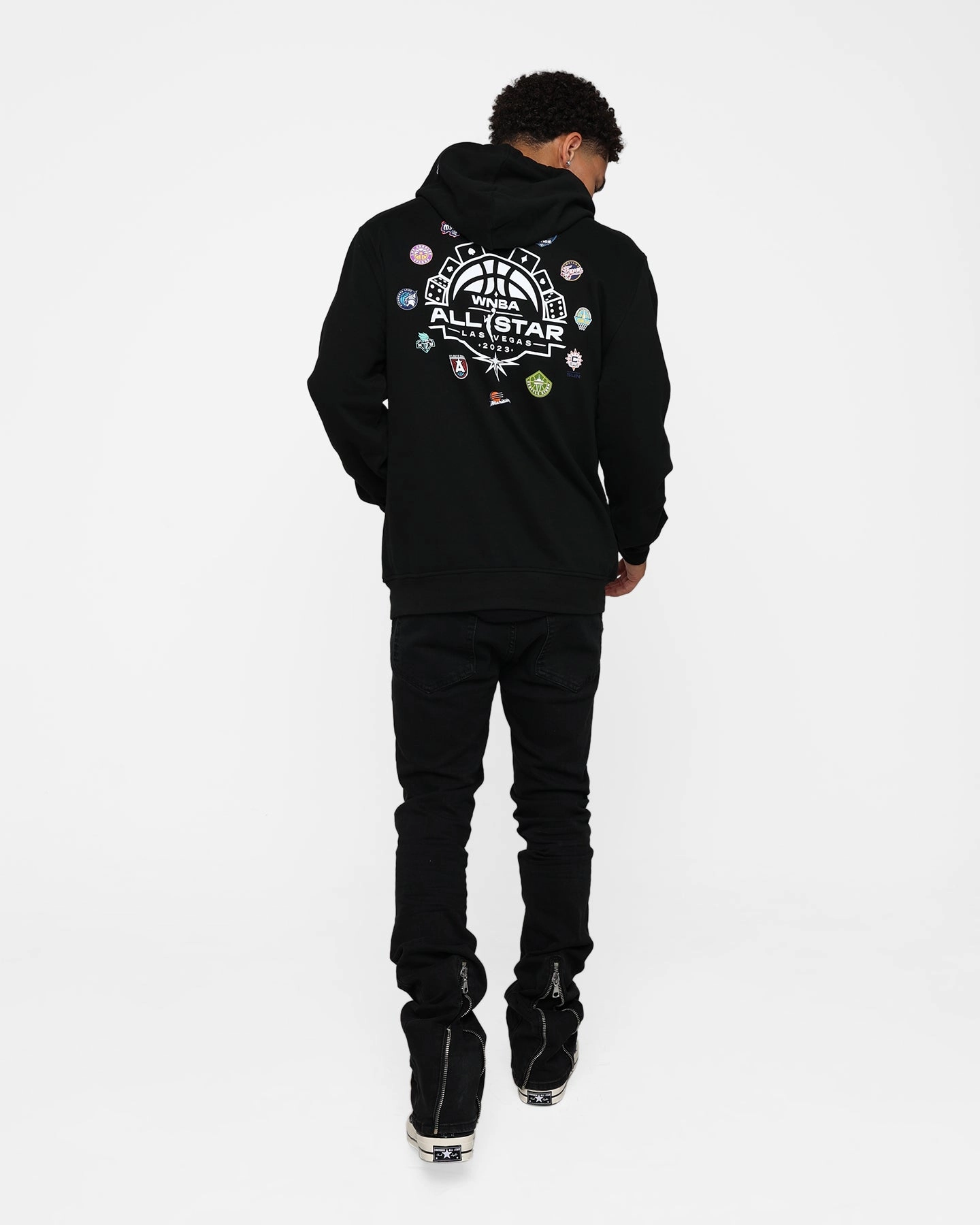 New Era WNBA All Star Hoodie Black Layer Option