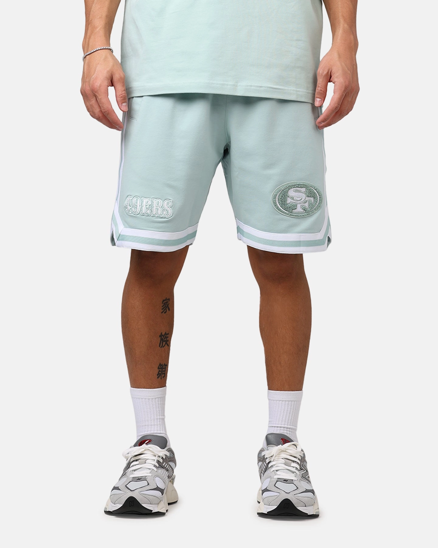 overalls easy-care item New San Francisco 49ers 'Logo Select Mint' Shorts Mint/White