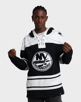 Smooth Zipper Action 47 Brand New York Islanders Superior Lacer Hoodie Jet Black