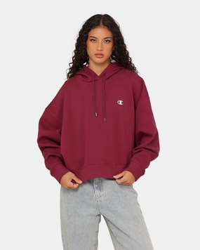 Adjustable Cuffs Minimalist Champion Women's Rochester Base Hoodie Plum Fairy