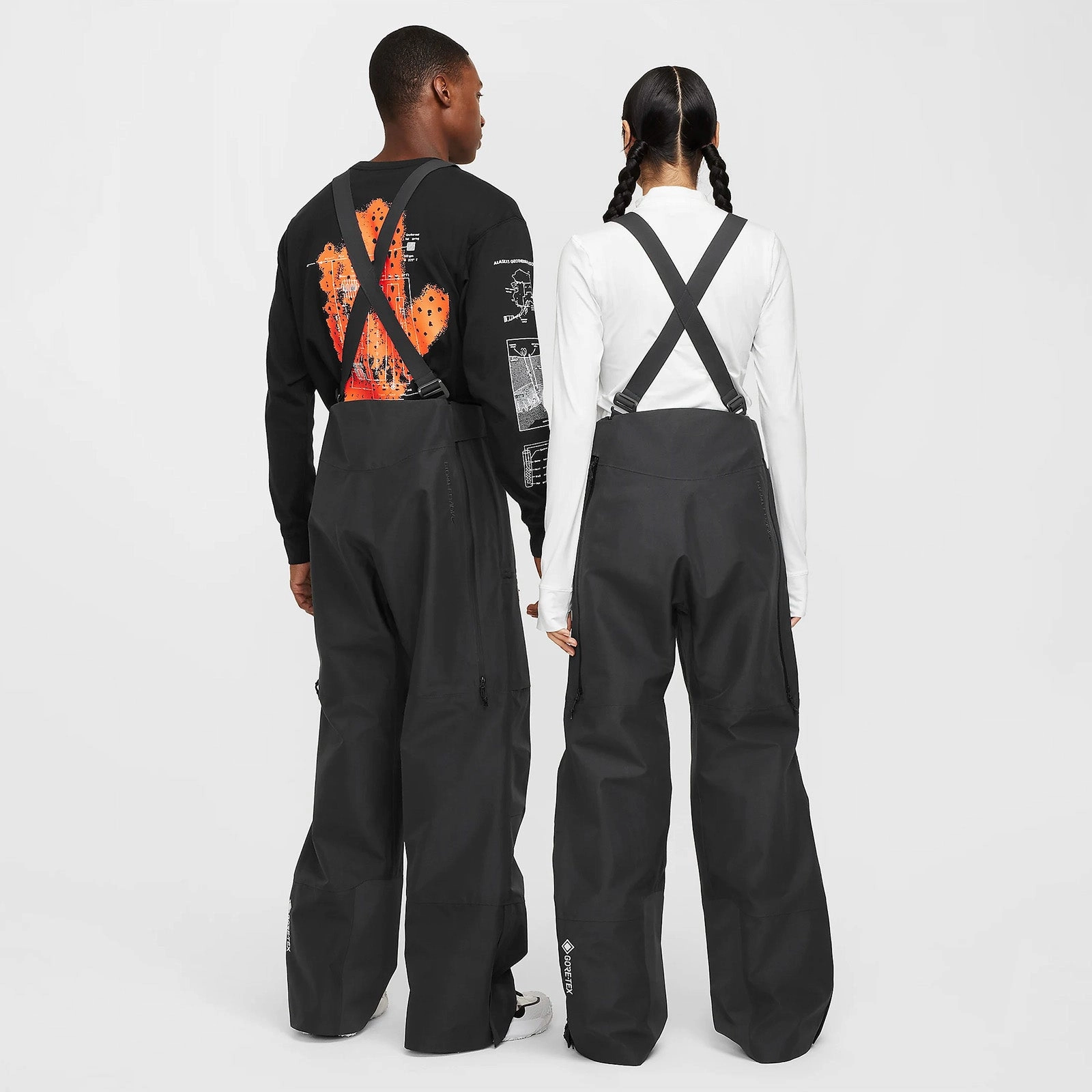 No Smell Compact Travel Friendly Nike Acg Gore Tex Chena Vortex Overalls "Anthracite'