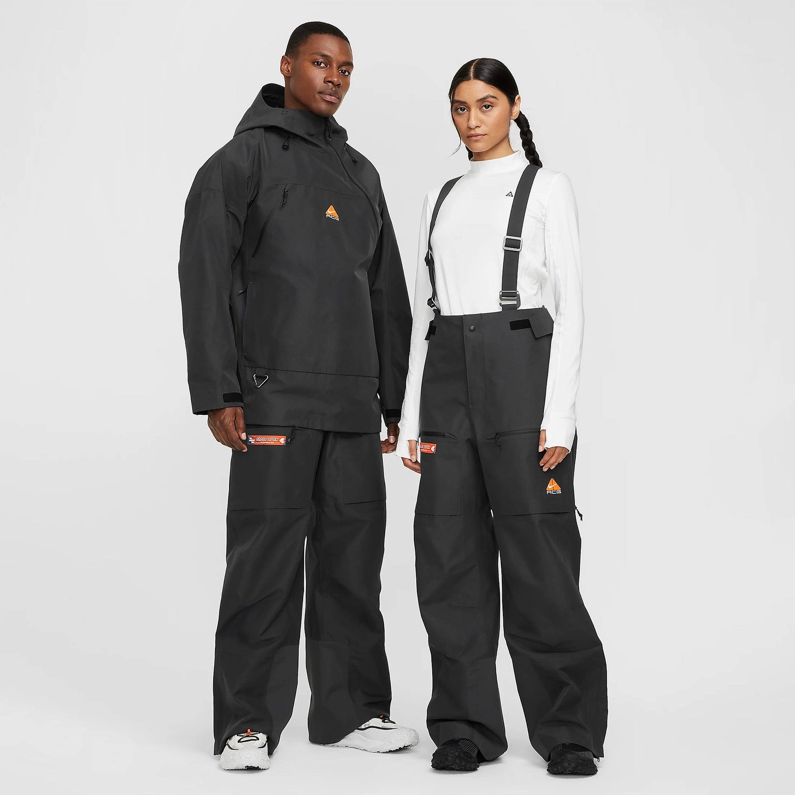 Nike Acg Gore Tex Chena Vortex Overalls "Anthracite' FullCoverageHood