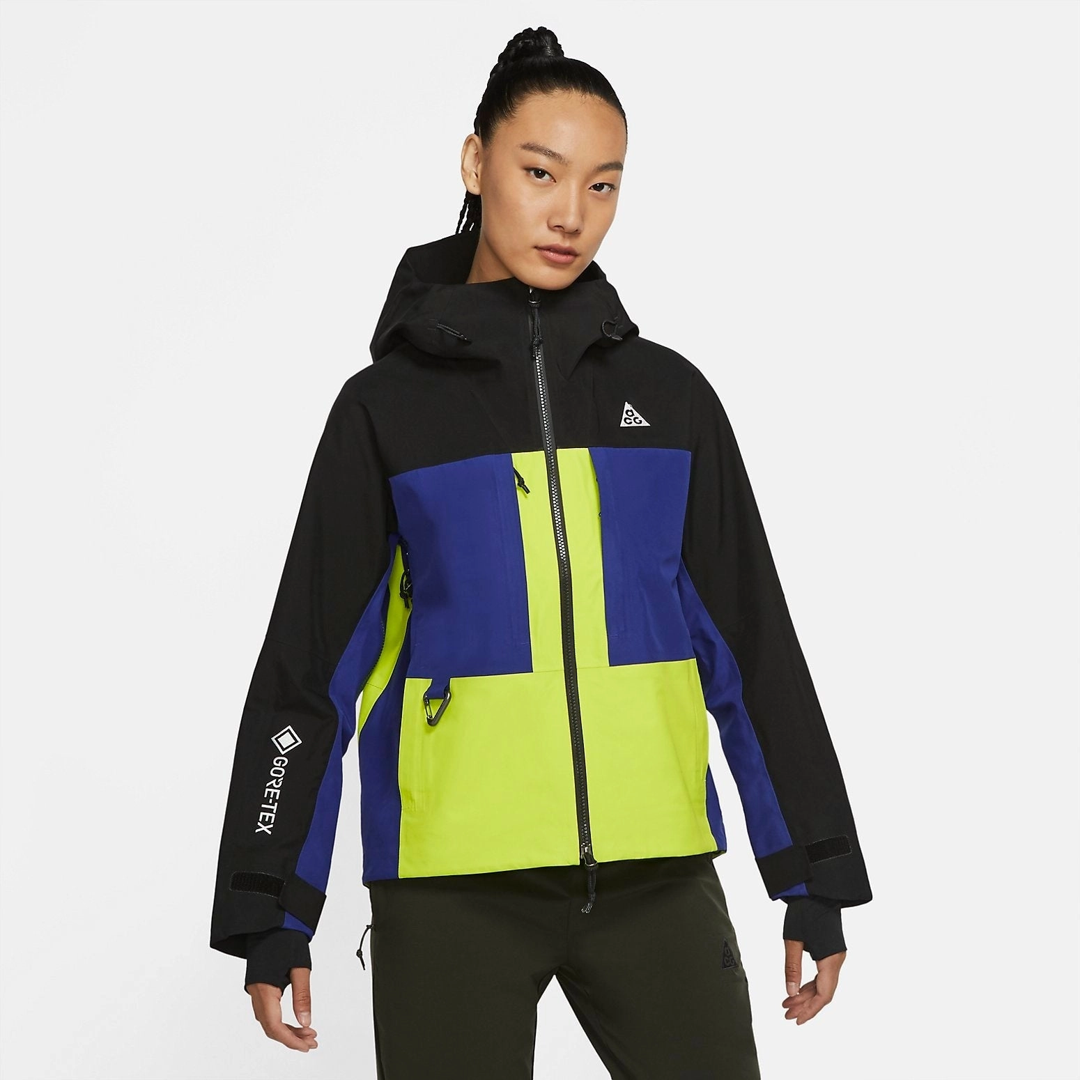 FlexibleHoodDesign Wind Shield Nike Acg GORE-TEX Misery Ridge Jacket 'Blue'