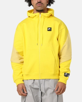 Nike Air Full-Zip Fleece Hoodie Saturn Gold/Black Eliminate