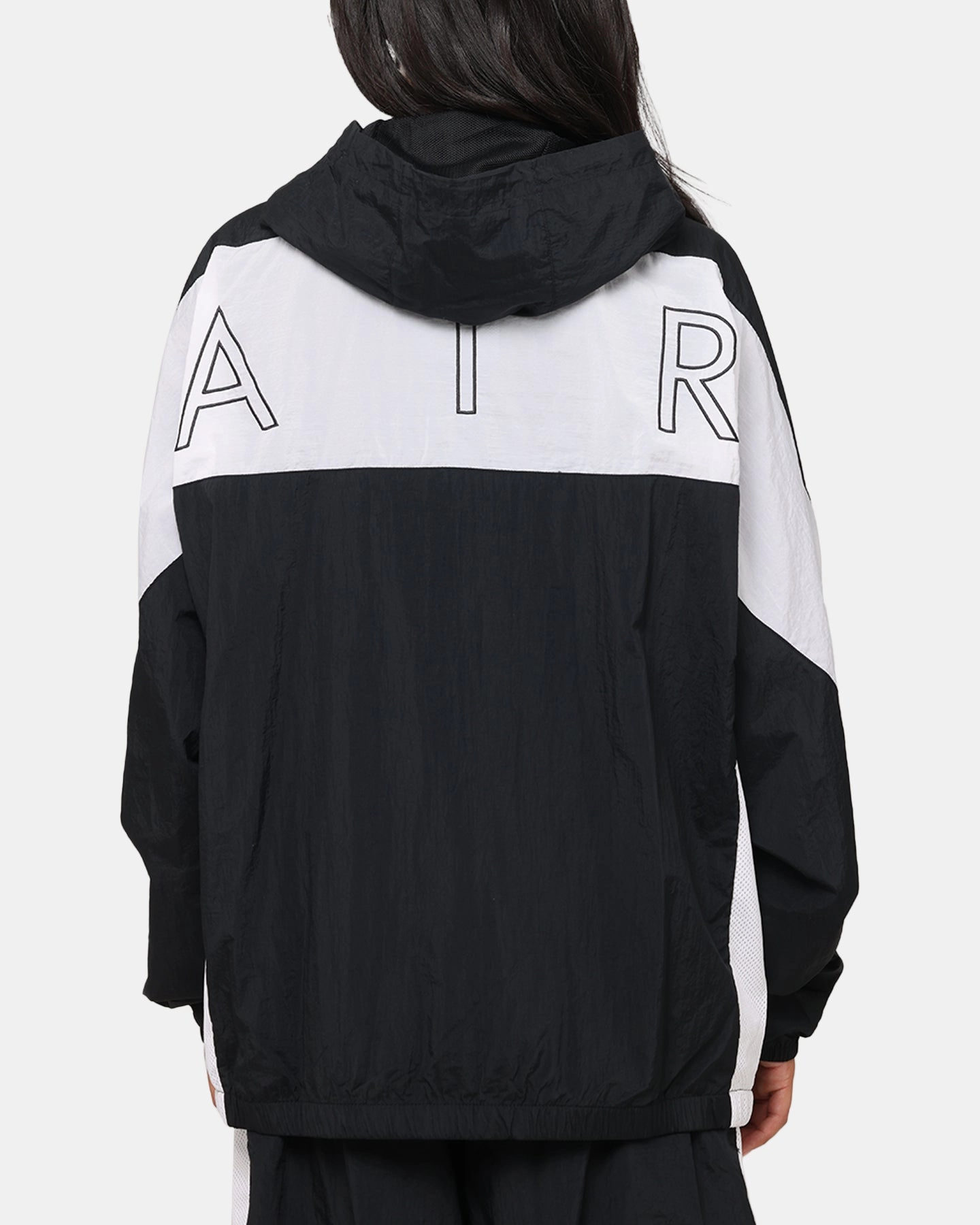 Fleece Nike Air Woven Jacket Black/White/White
