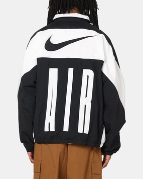 Nike Air Woven Track Jacket Black/White/Black Triumph Perforated Details