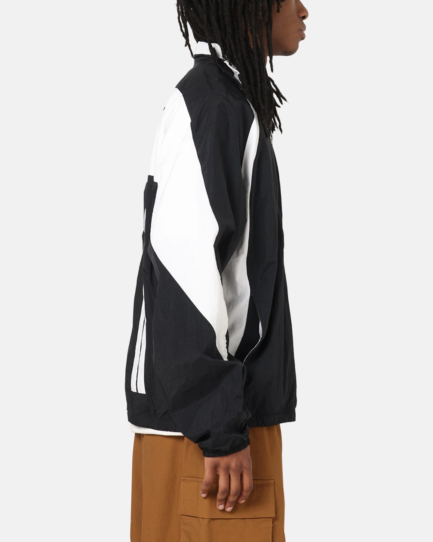 Nike Air Woven Track Jacket Black/White/Black Weatherproof Zipper
