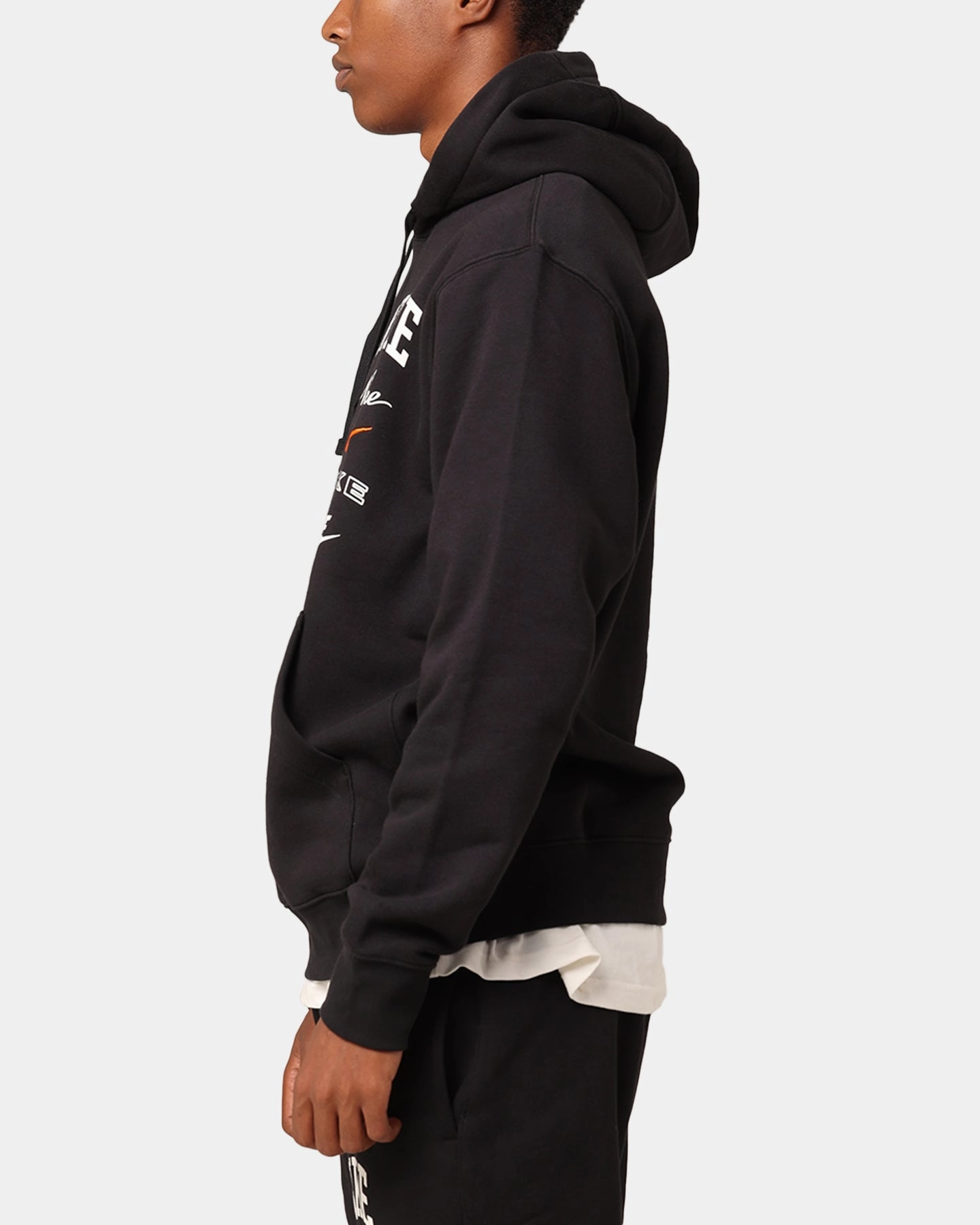 Process Nike Club Fleece Pullover Hoodie Black/Sail