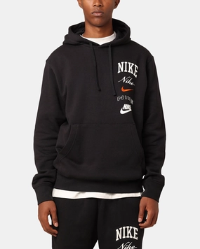 Nike Club Fleece Pullover Hoodie Black/Sail Daily Comfort Cologne