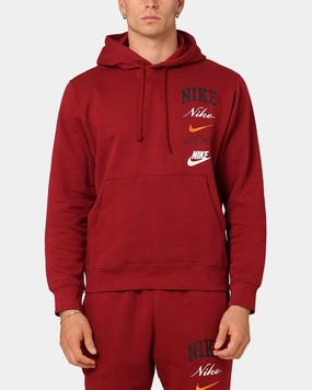 Nike Club Fleece Pullover Hoodie Team Red/Sail Benefit