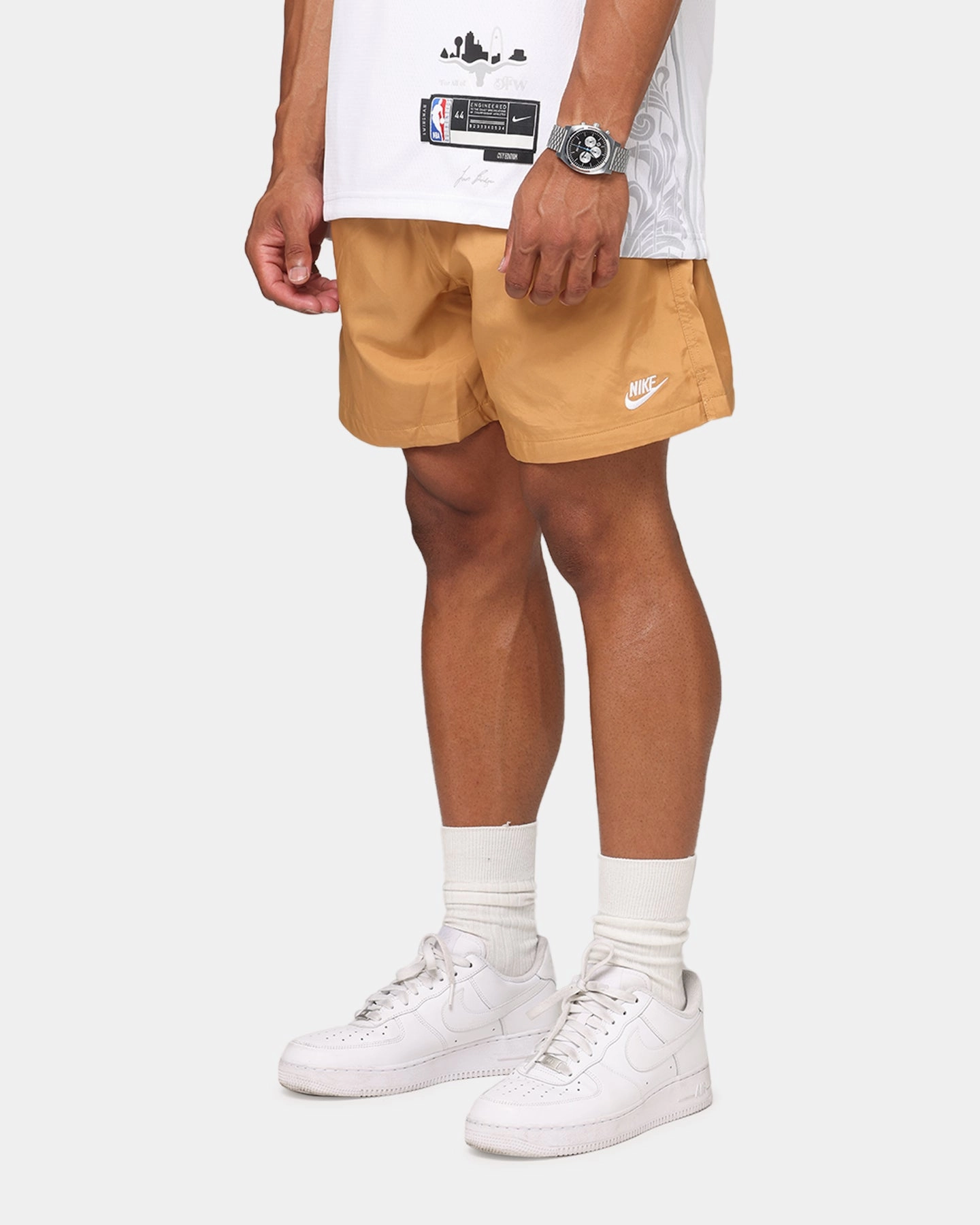 Fashion Fit Nike Club Flow Shorts Flax