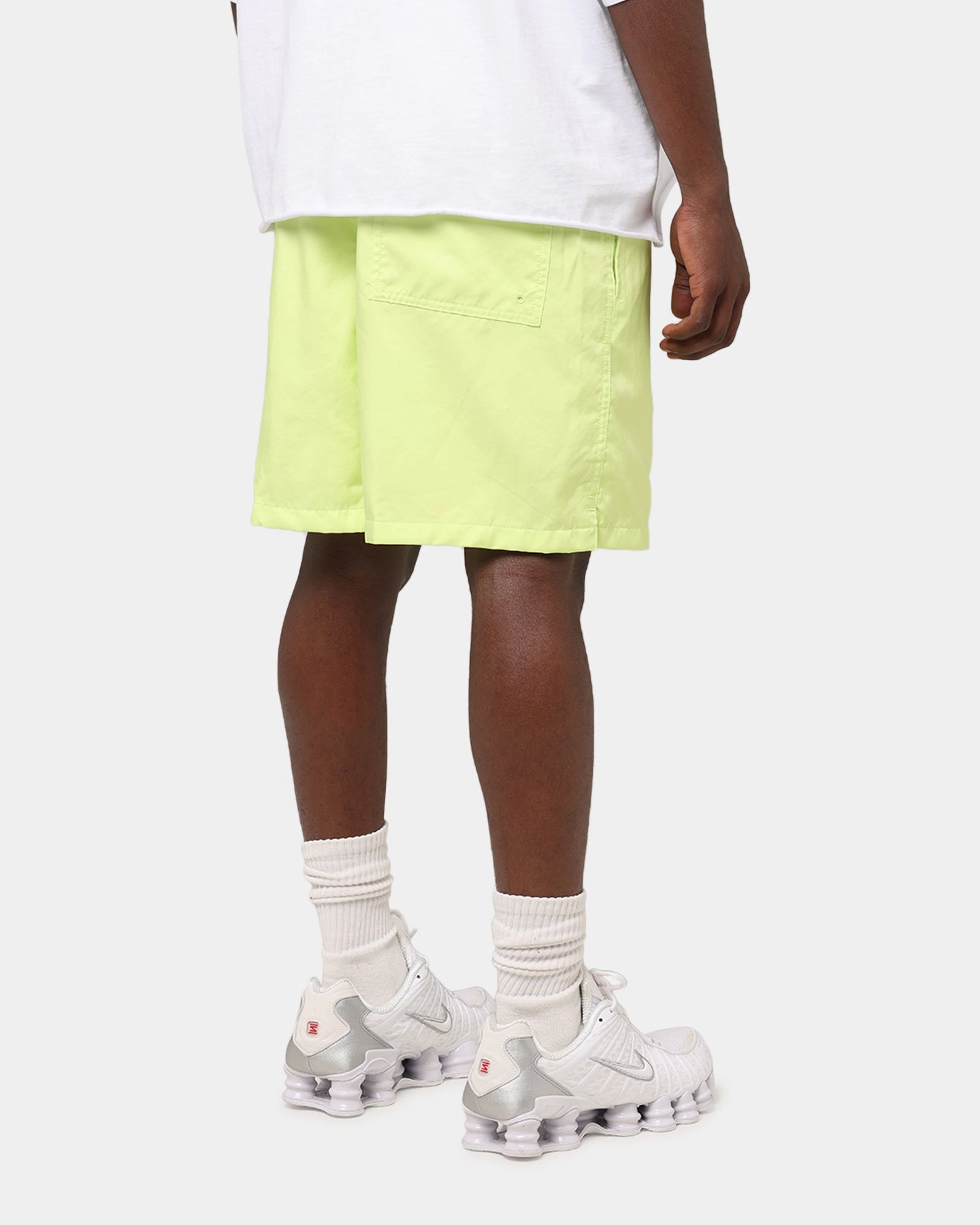Nike Club Flow Shorts Lemon Easy Movement Fit Warm Day