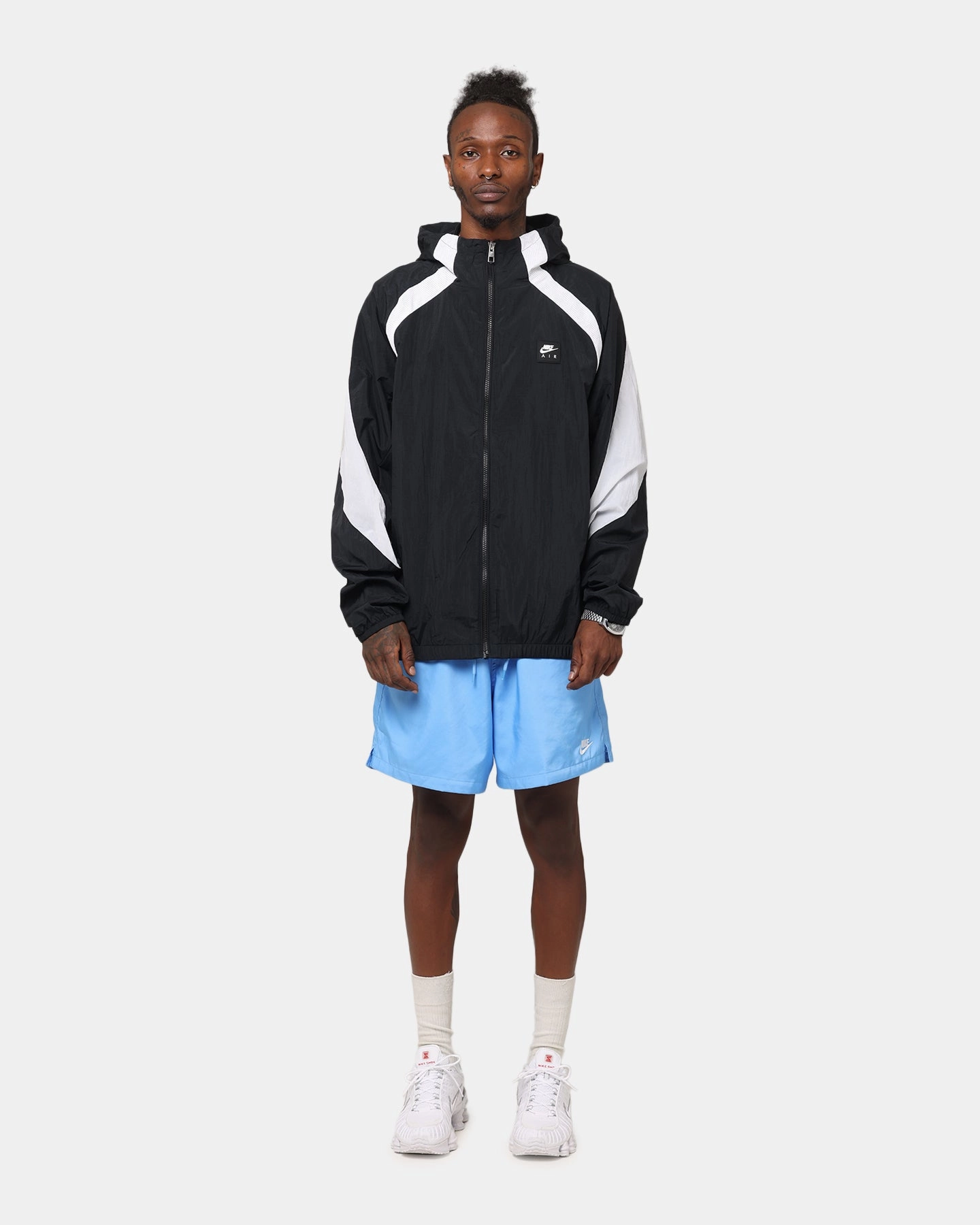 Nike Club Flow Shorts University Blue Vintage Look Lounge Wear