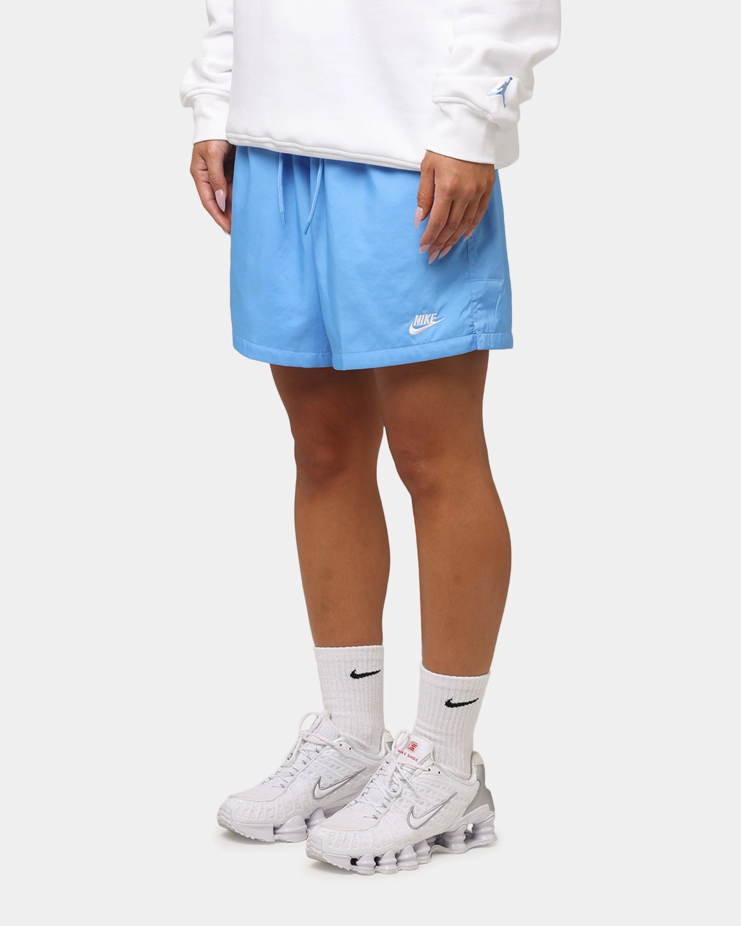 Nike Club Flow Shorts University Blue Everyday Outfit Eco - friendly