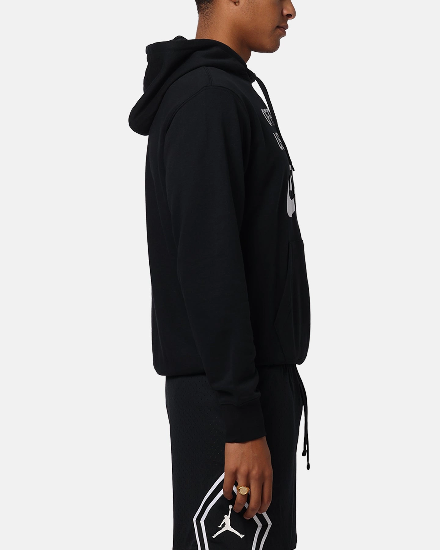 army Nike Club French Terry Pullover Hoodie Black/Black/White