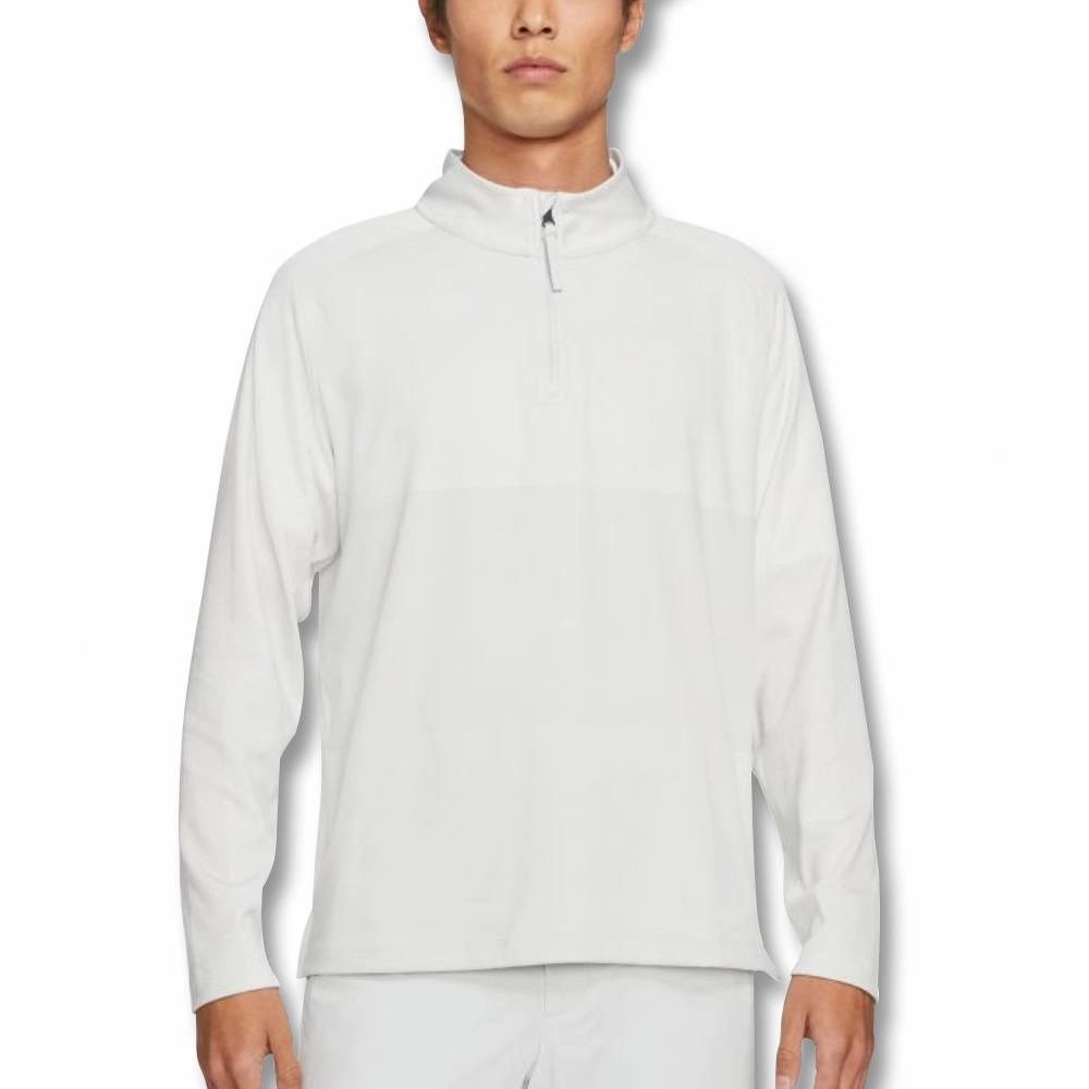 Lightweight Material Nike Dri-FIT Vapor 1/2 Zip Golf Pullover Photon Dust/White/Black - FW21 Men
