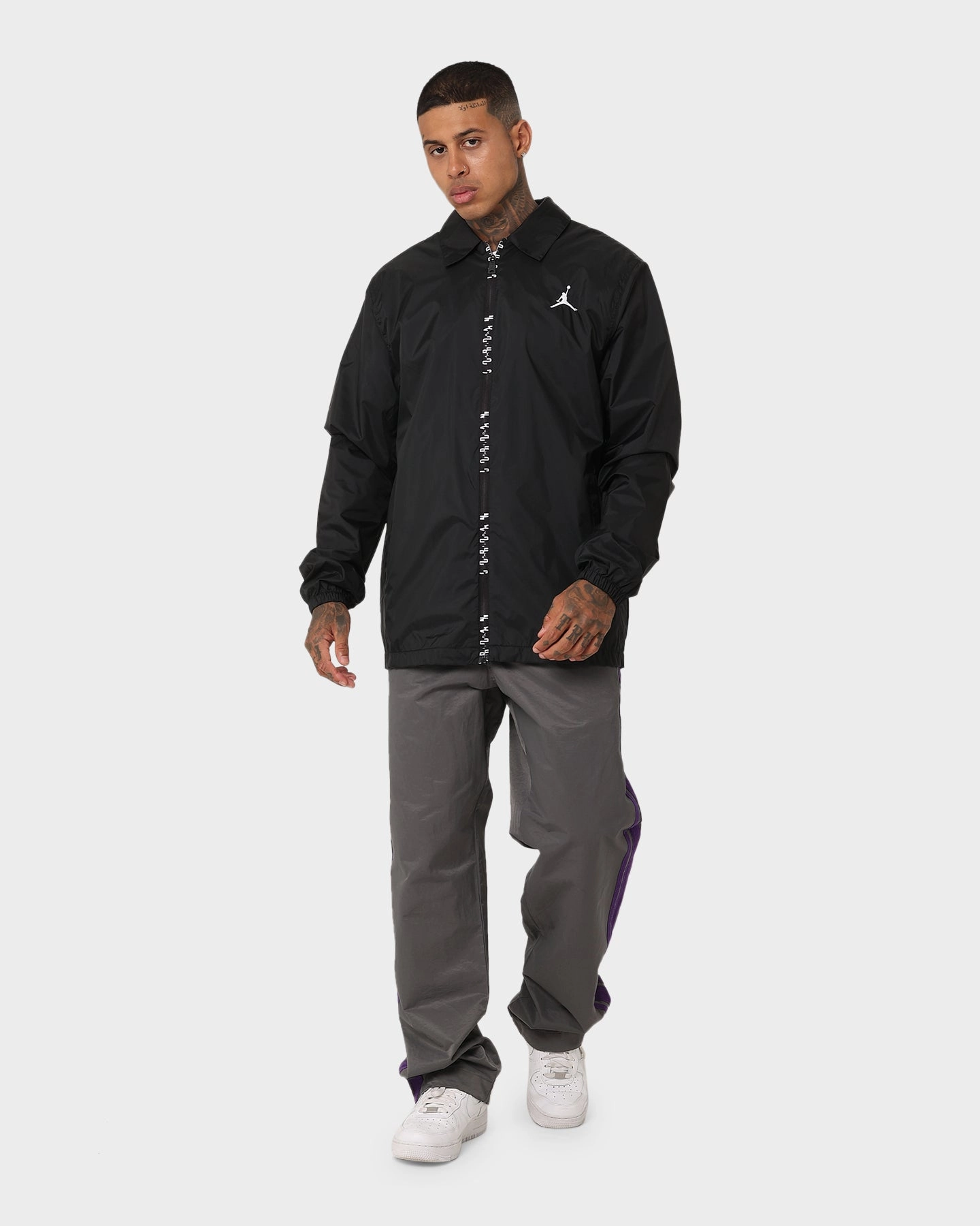Nike Essentials Woven Jacket Black/White Trendy Jacket Design